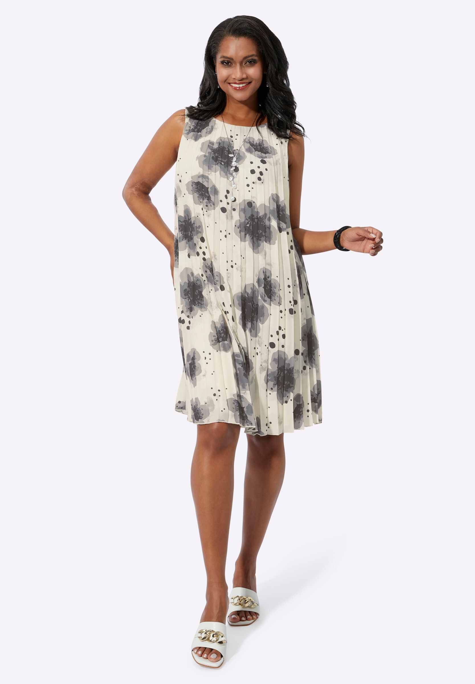Witt Shirtkleid »Plisseekleid Plisseekleid in leichter A-Linie« Ohne Taschen