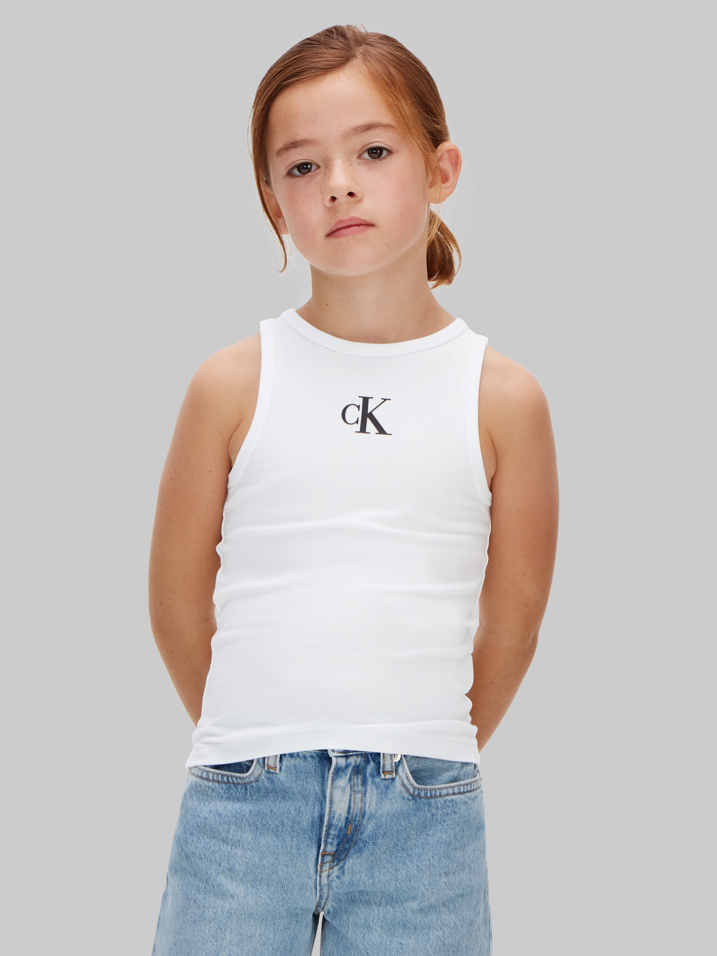 Calvin Klein Jeans Tanktop »LOGO TANK TOP« Regular fit für Kinder, mit Logoschriftzug