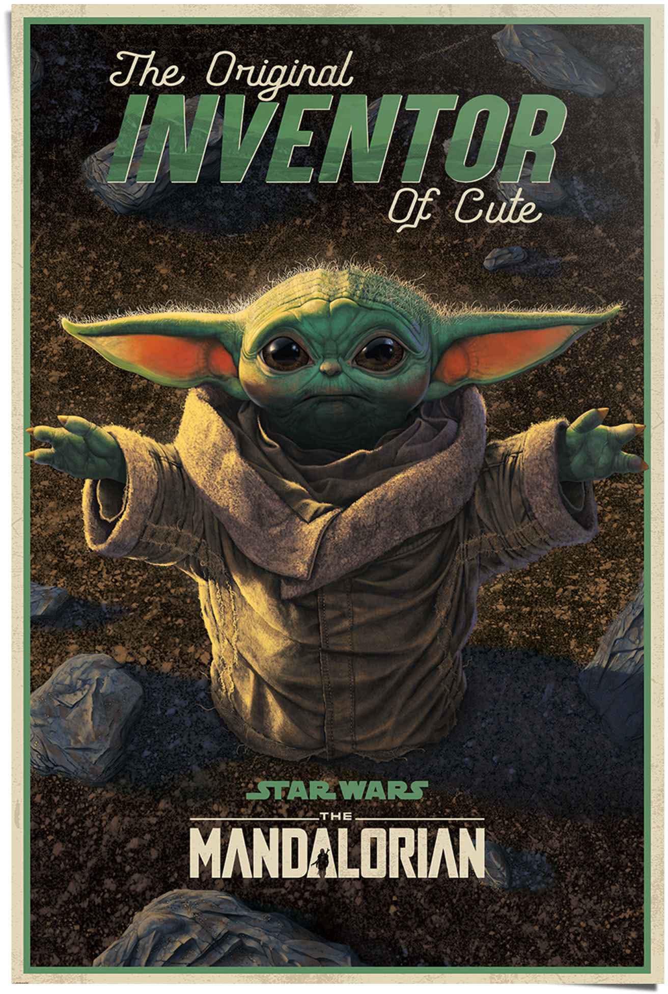 (1 Star Wars Reinders! - »The Mandalorian kaufen Baby Poster Serie Yoda«, St.) Rechnung - auf