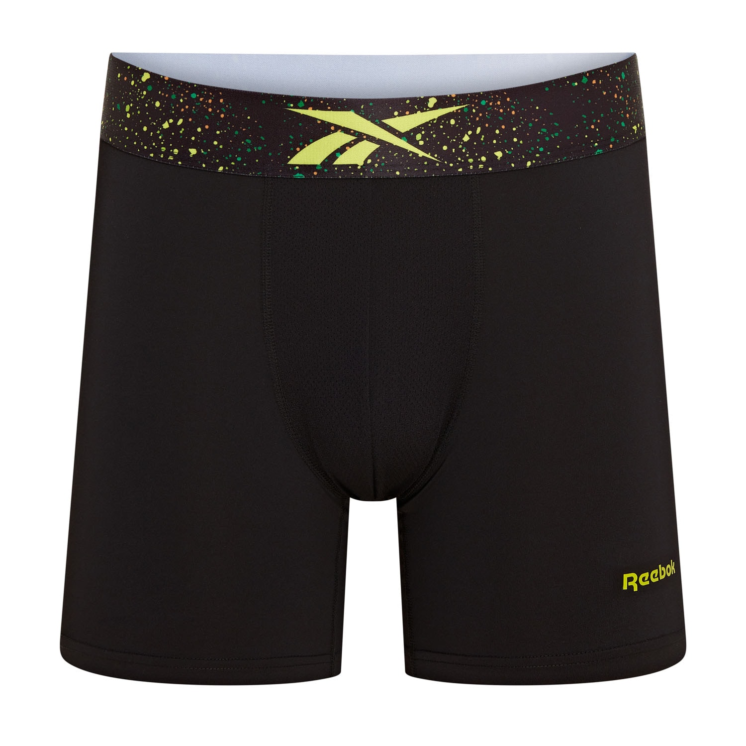 Reebok Trunk »BENJI« 3er Pack,  basic, feuchtigkeitsregulierend, mit Logo, mit Muster, breiter Bund