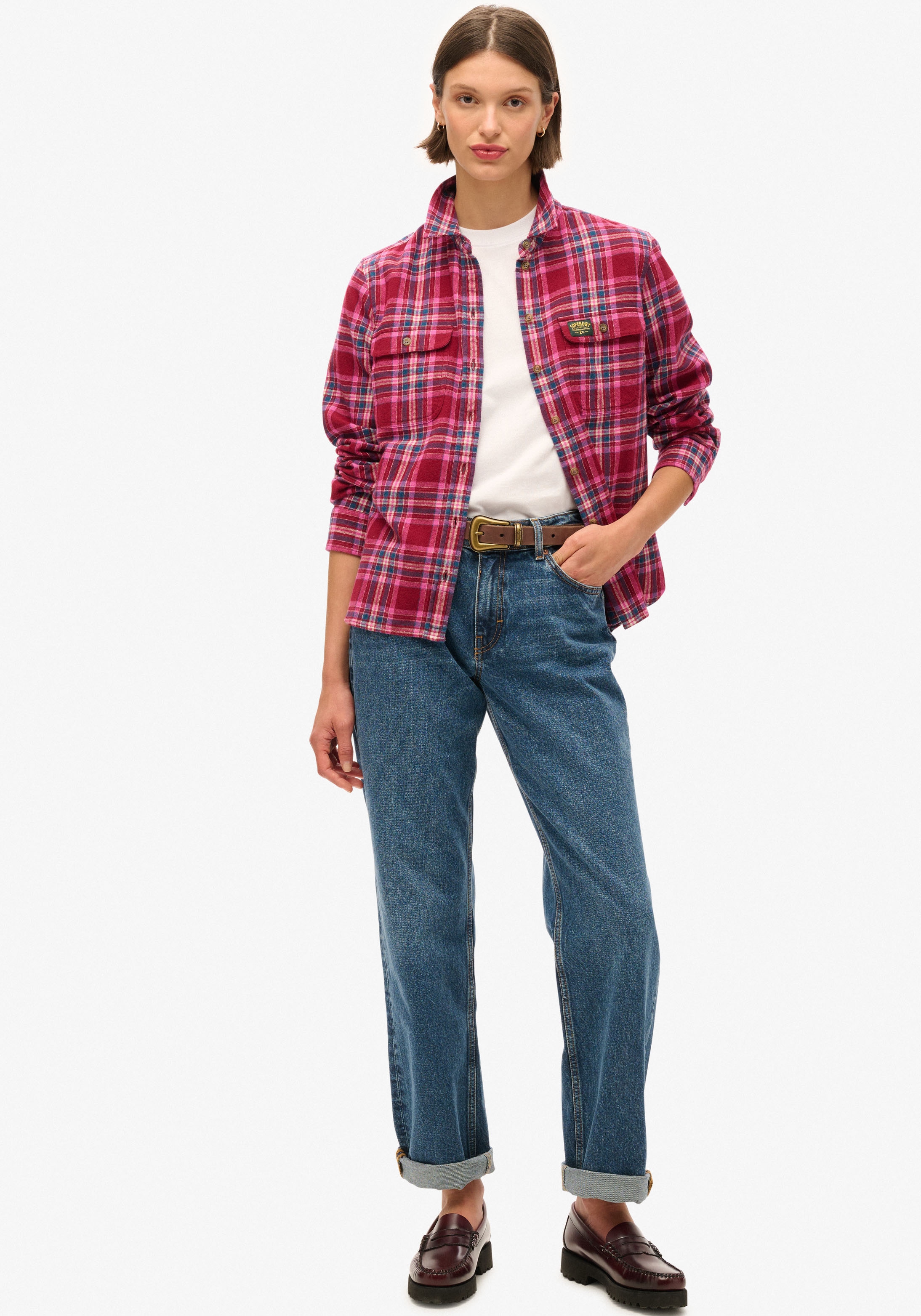 Superdry Flanellbluse »LUMBERJACK CHECK FLANNEL SHIRT«