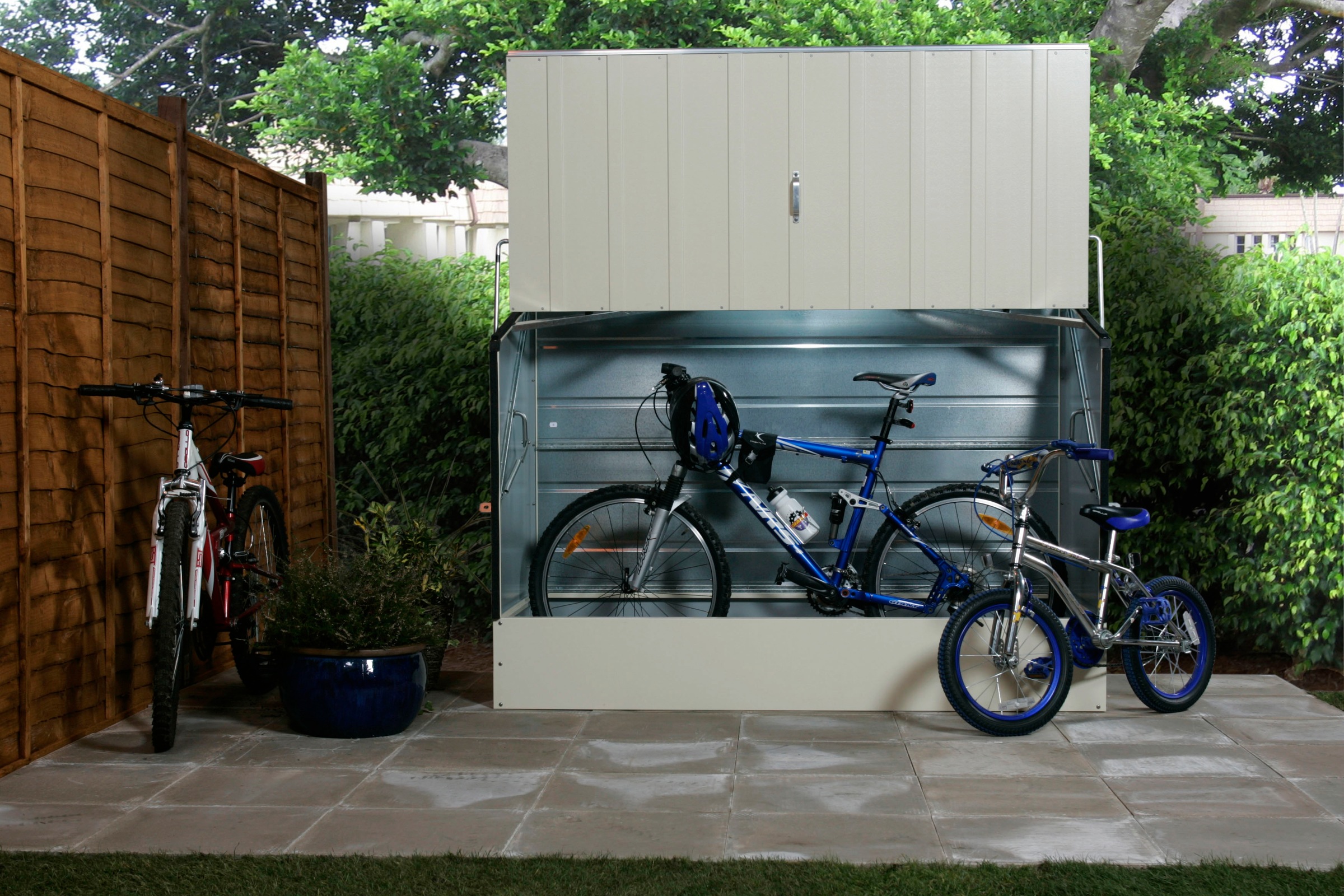 Trimetals Fahrradbox, BxTxH: 196x89x133 cm