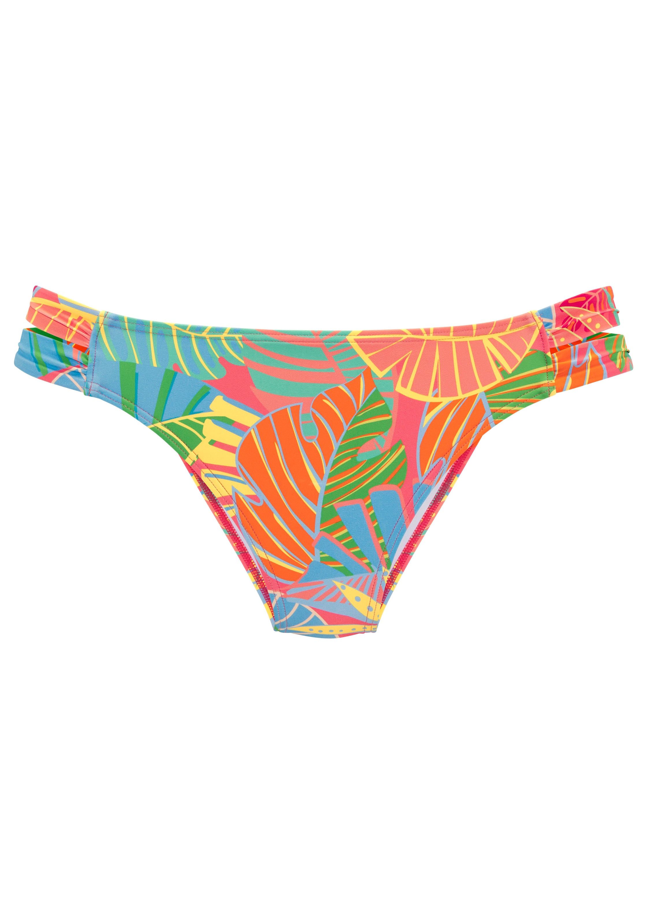s.Oliver Bikini-Hose »Yana« mit stylischem Blätterdruck