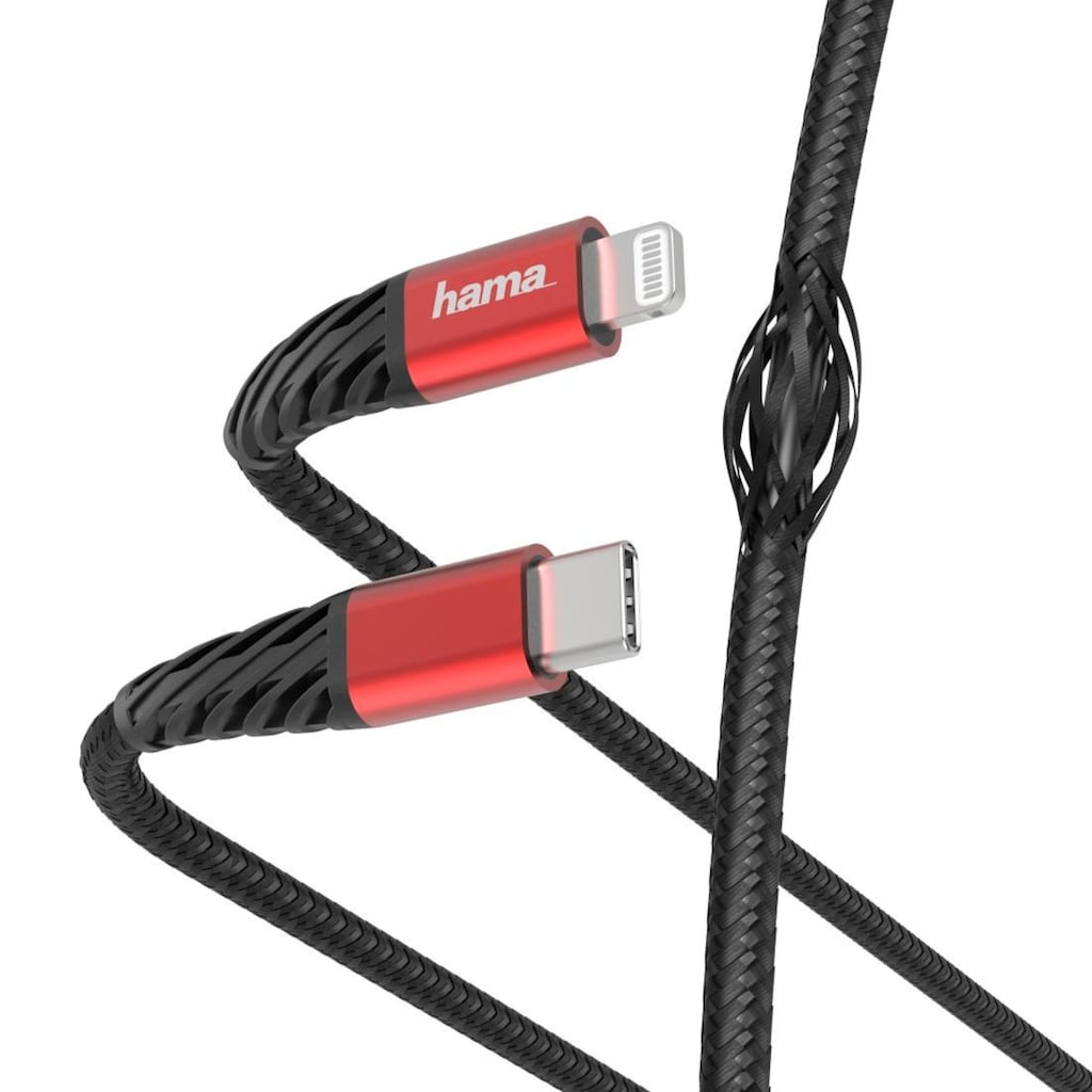 Hama USB-Kabel »Schnelllade-Datenkabel Extreme USB-C-Lightning 1,5m USB-Kabel«, Lightning-USB Typ C, 150 cm, Lizenziert für Apple: iPhone, iPad, iPod
Lizenziert von/durch Apple