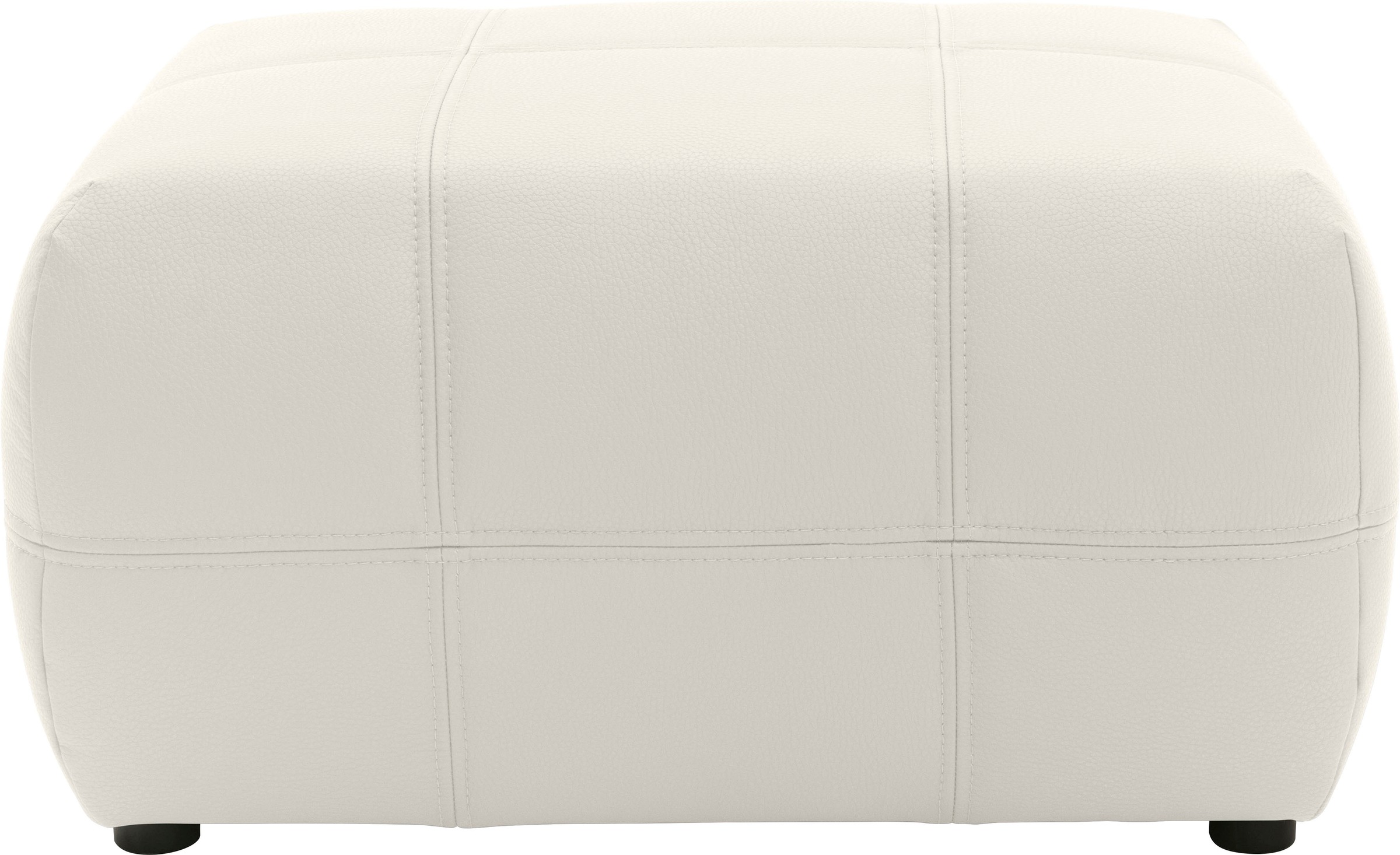 DOMO collection Hocker »Brandon«, kleine Ausführung, passend zu "Brandon" in Leder und Luxus-Kunstleder