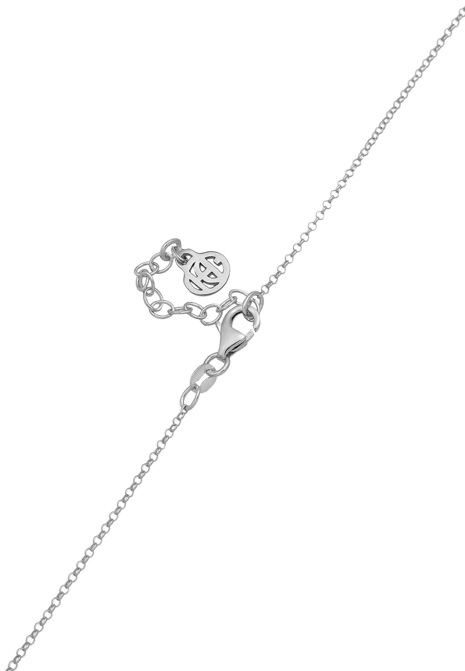 HAZE & GLORY Kette mit Anhänger »Halskette Münze Iolith Granat - Jagger 925 Silber«