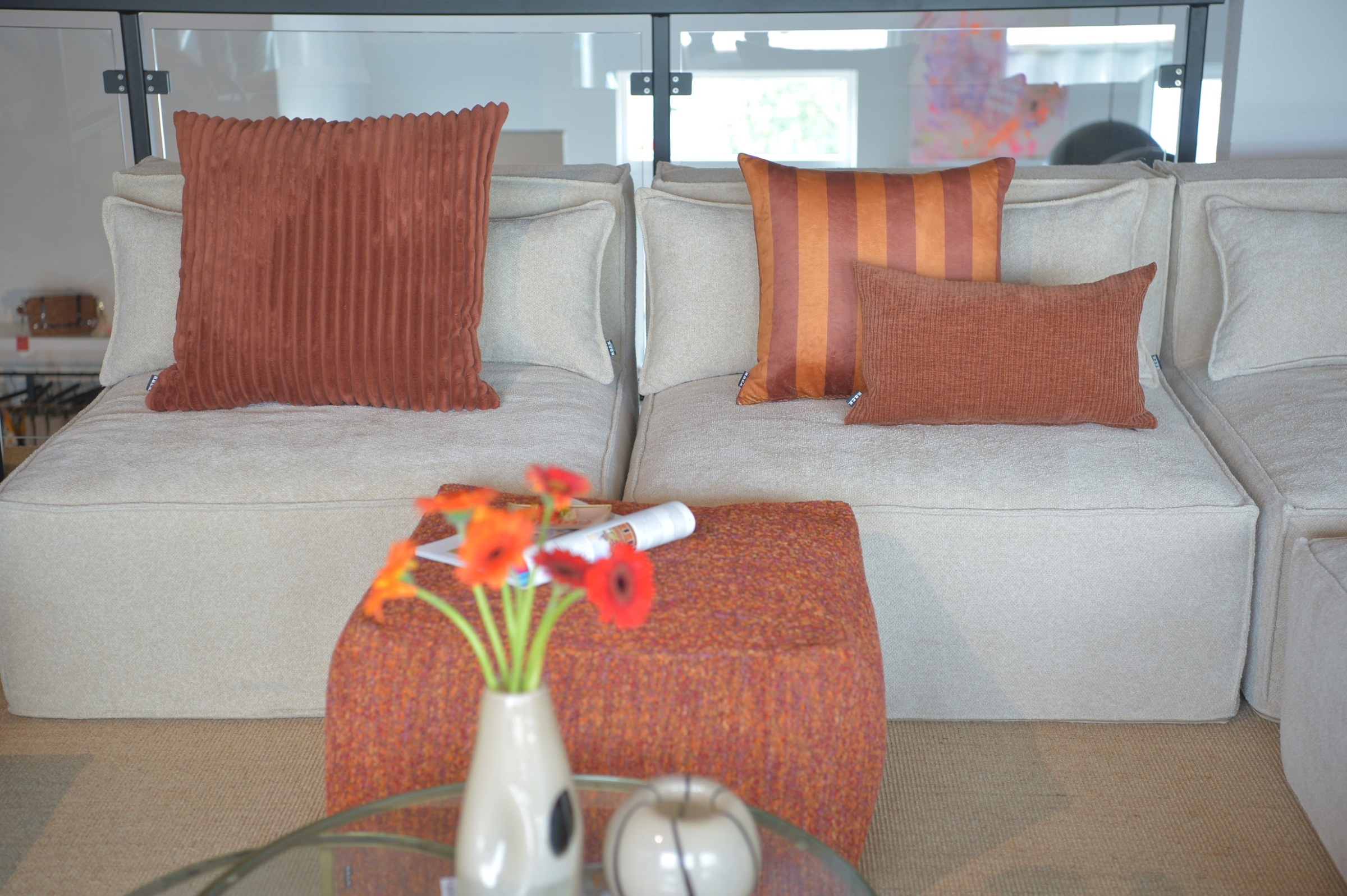 H.O.C.K. Dekokissen »Velo« Cordkissen inkl. Füllung, 60x60cm, Rückenkissen, Sofakissen