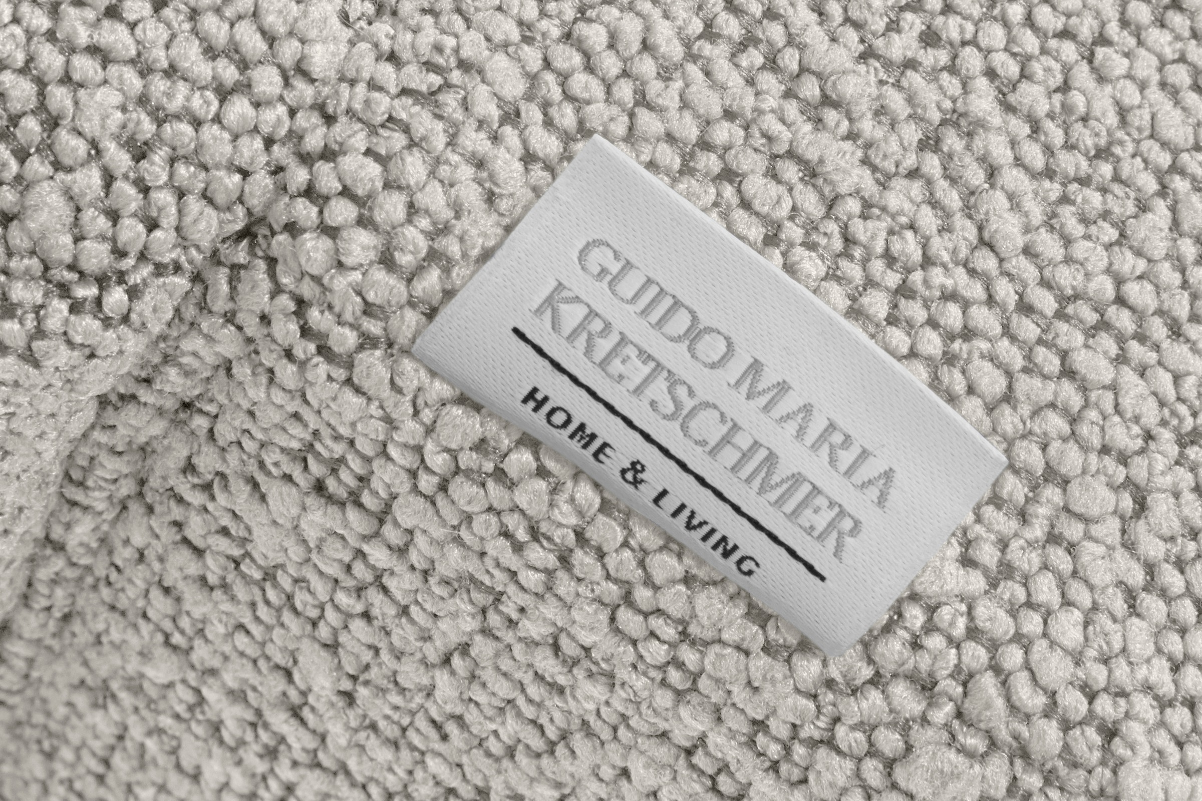 Guido Maria Kretschmer Home&Living Polsterhocker »Chamby New«, im Bouclé-Strukturbezug