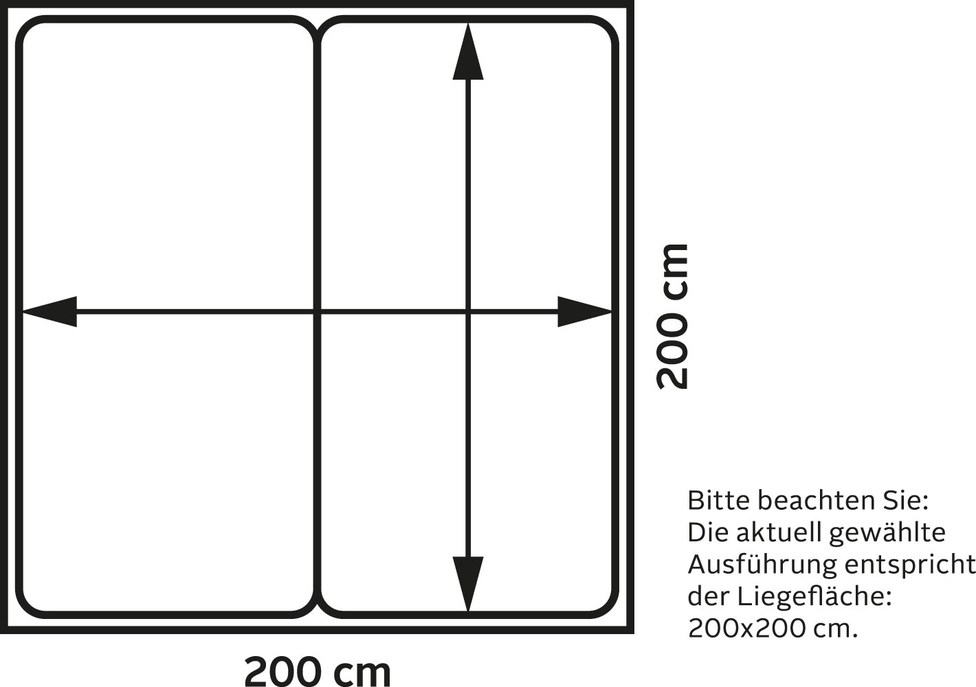 rauch Bettanlage »Sarah«, (Set, 3 St.), Set: Bett + Nachttische