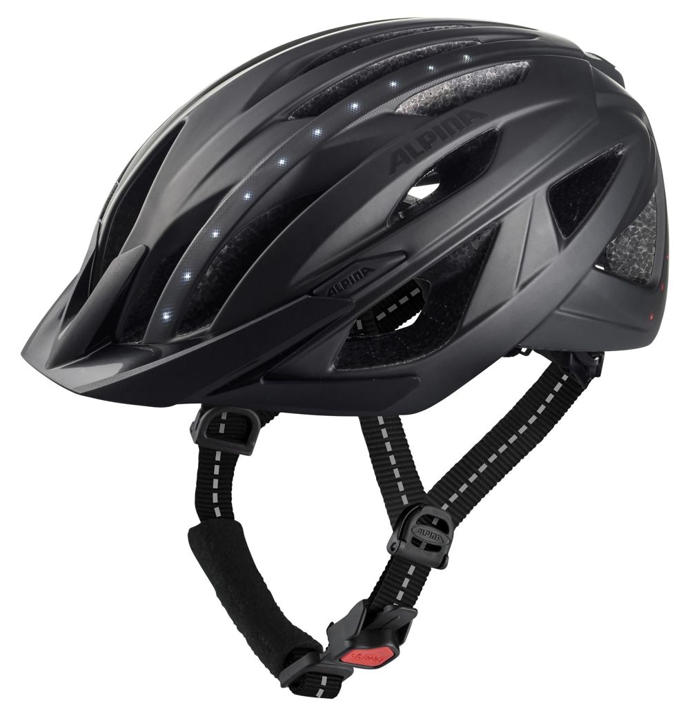 Alpina Sports Fahrradhelm »City- Helm Haga LED schwarz«