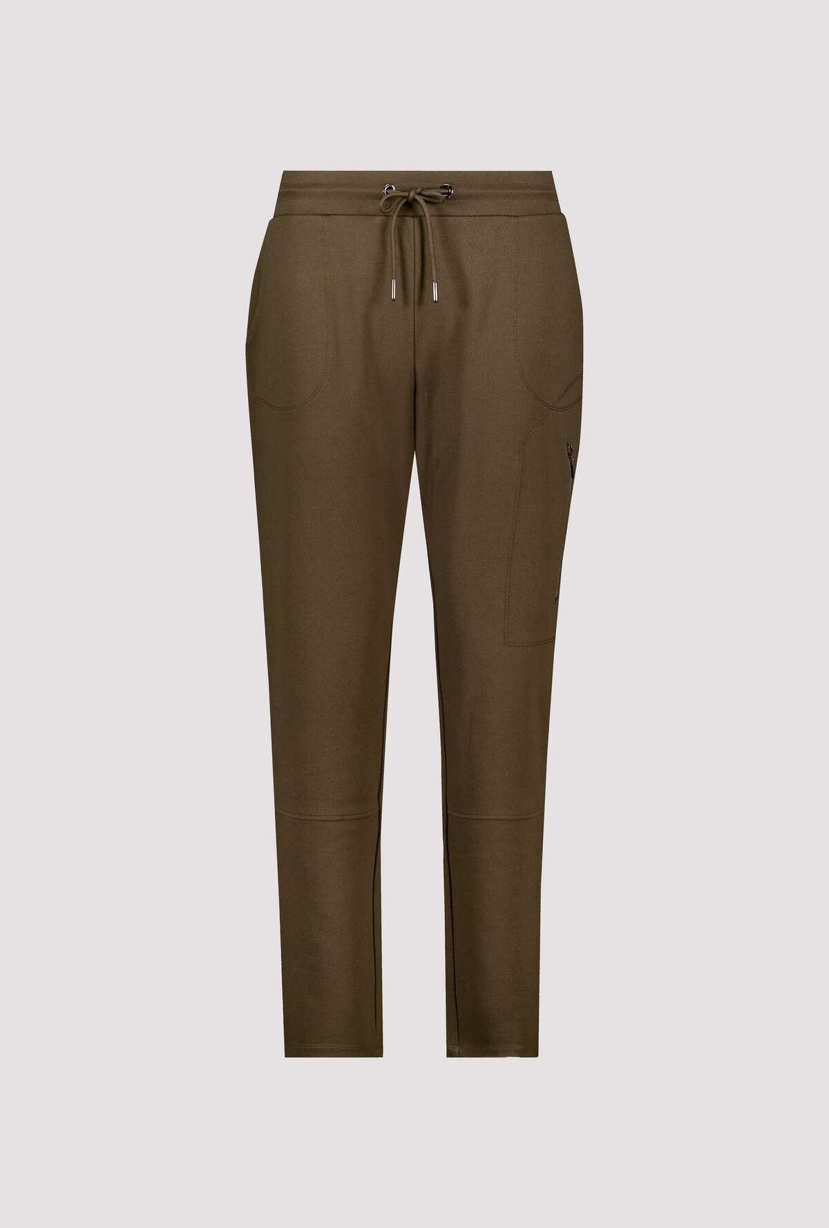 Monari Jogger Pants »Hose Basic Rippe 72cm«  Regular fit mit Taschen
