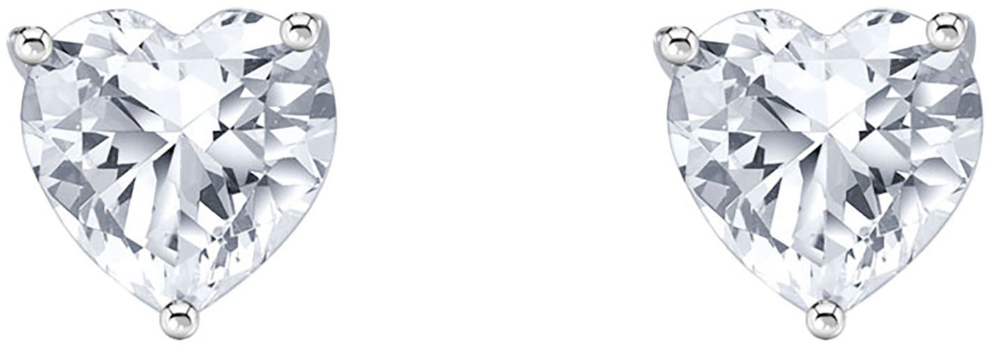 THOMAS SABO Paar Ohrstecker »Schmuck Silber 925 Ohrringe in Herzform« mit Zirkonia (synth.)