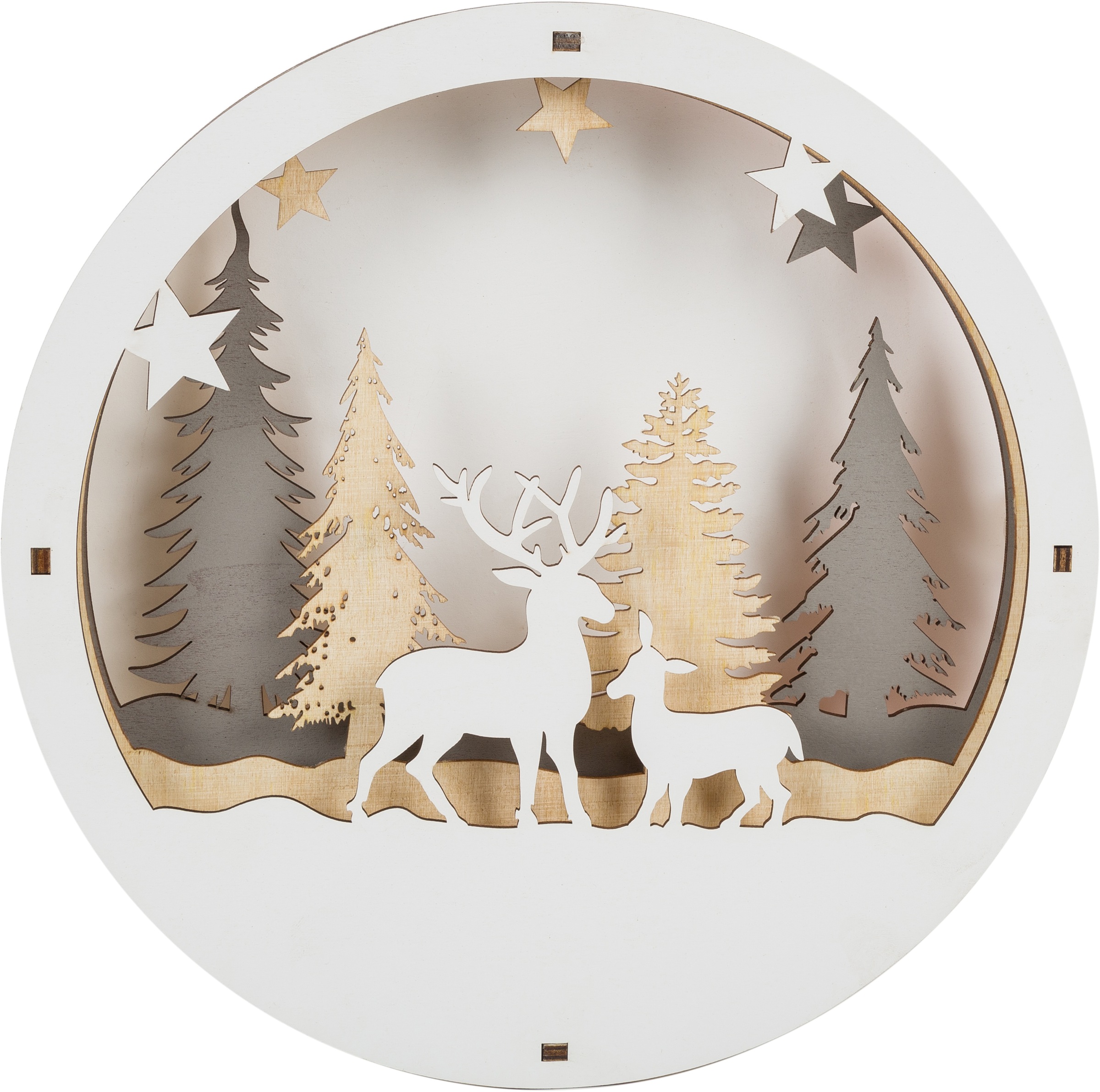Myflair Möbel & Accessoires Weihnachtsszene Winterszenerie, günstig ca. kaufen mit online Höhe cm 29 LED Beleuchtung, »Weihnachtsdeko«