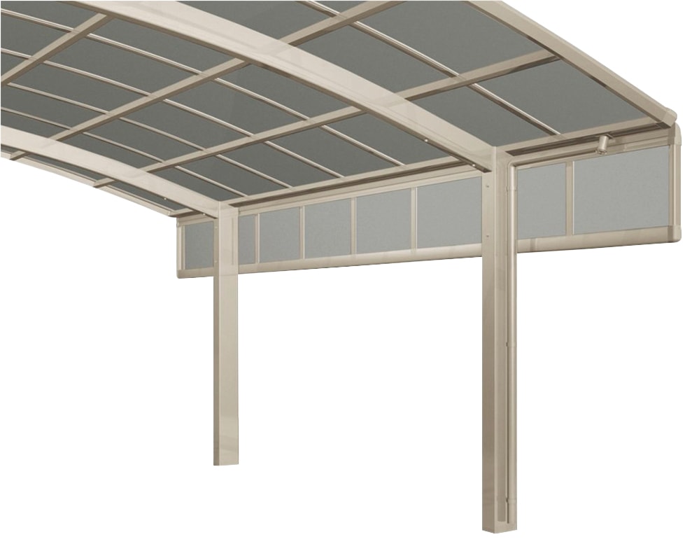 Ximax Carport-Seitenwand, 1 Modul-Edelstahl-Look, für Carports Portoforte und Linea