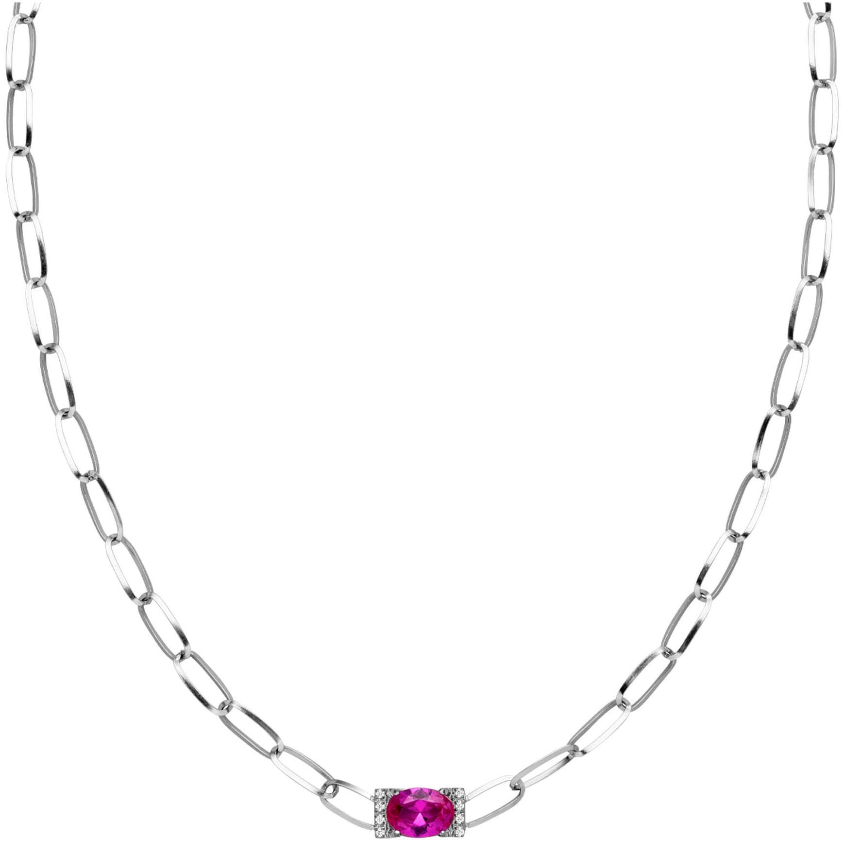 Collier »Schmuck Geschenk Romance, 23452«, mit Zirkonia (synth.)