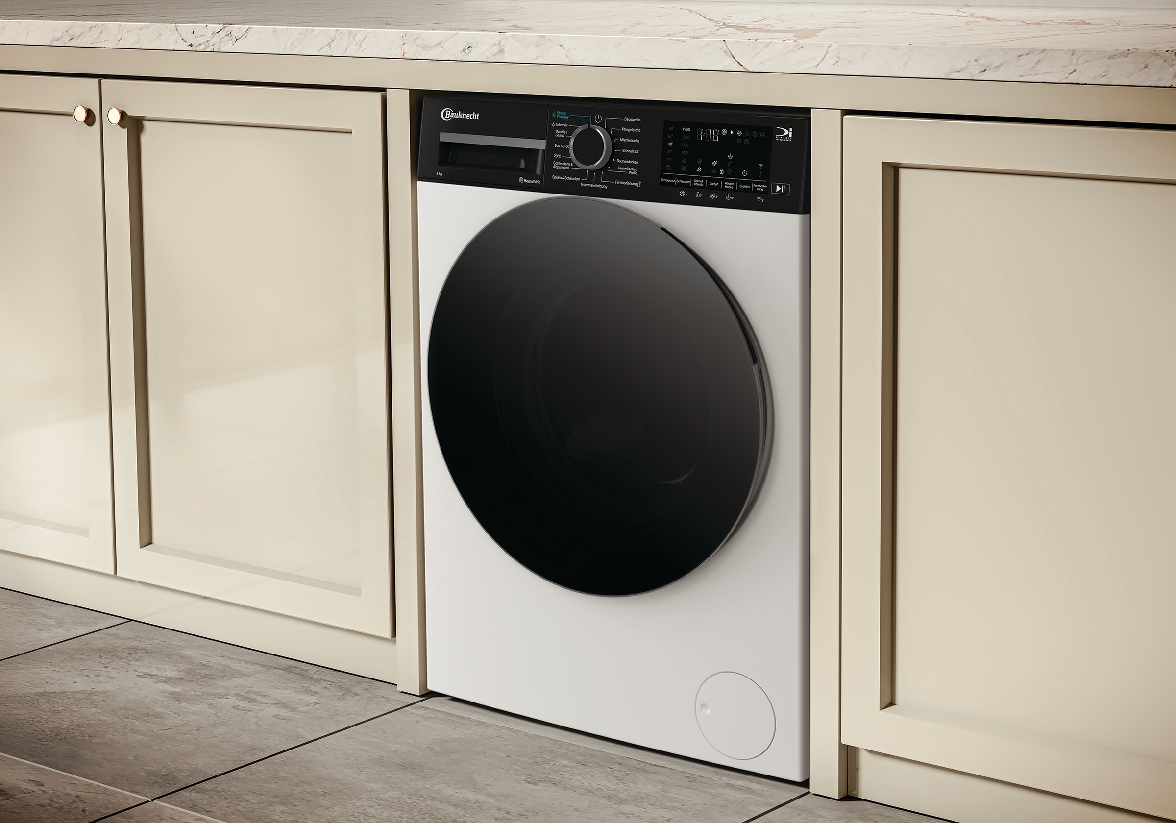 BAUKNECHT Waschmaschine »B WM Smart Eco 9A« 9 kg 1400 U/min HomeWhiz – Smarte Vernetzung für mehr
Komfort