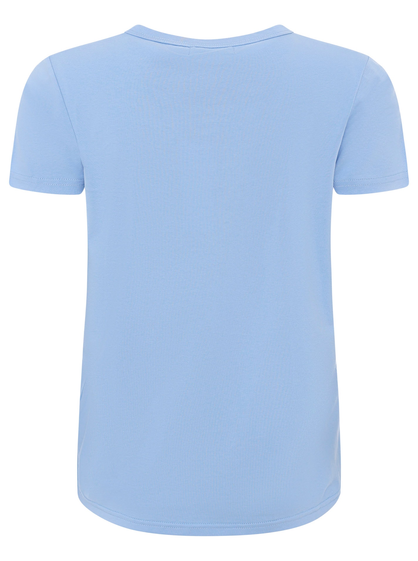 Zwillingsherz T-Shirt »"Happiness Vibes"« ton in ton Stickerei, kurzarm, Rundhals