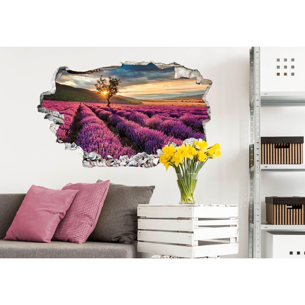 Wall-Art Wandtattoo »Lavendel in der Provence«