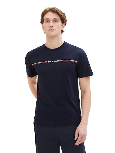 TOM TAILOR T-Shirt, mit Logofrontprint