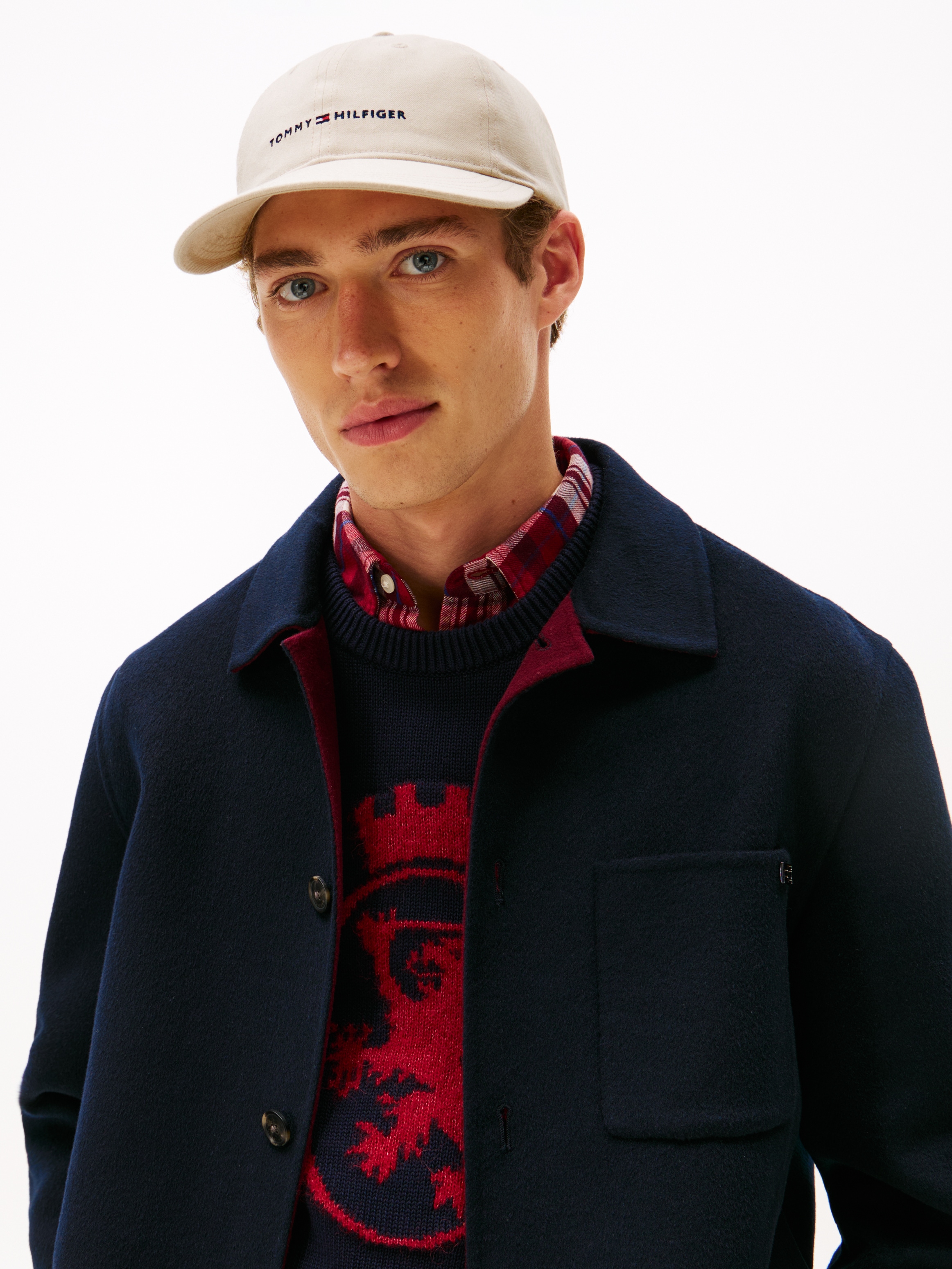 Tommy Hilfiger Baseball Cap »TH FLAG SUITING 6 PANEL CAP«, strukturierte Oberfläche
