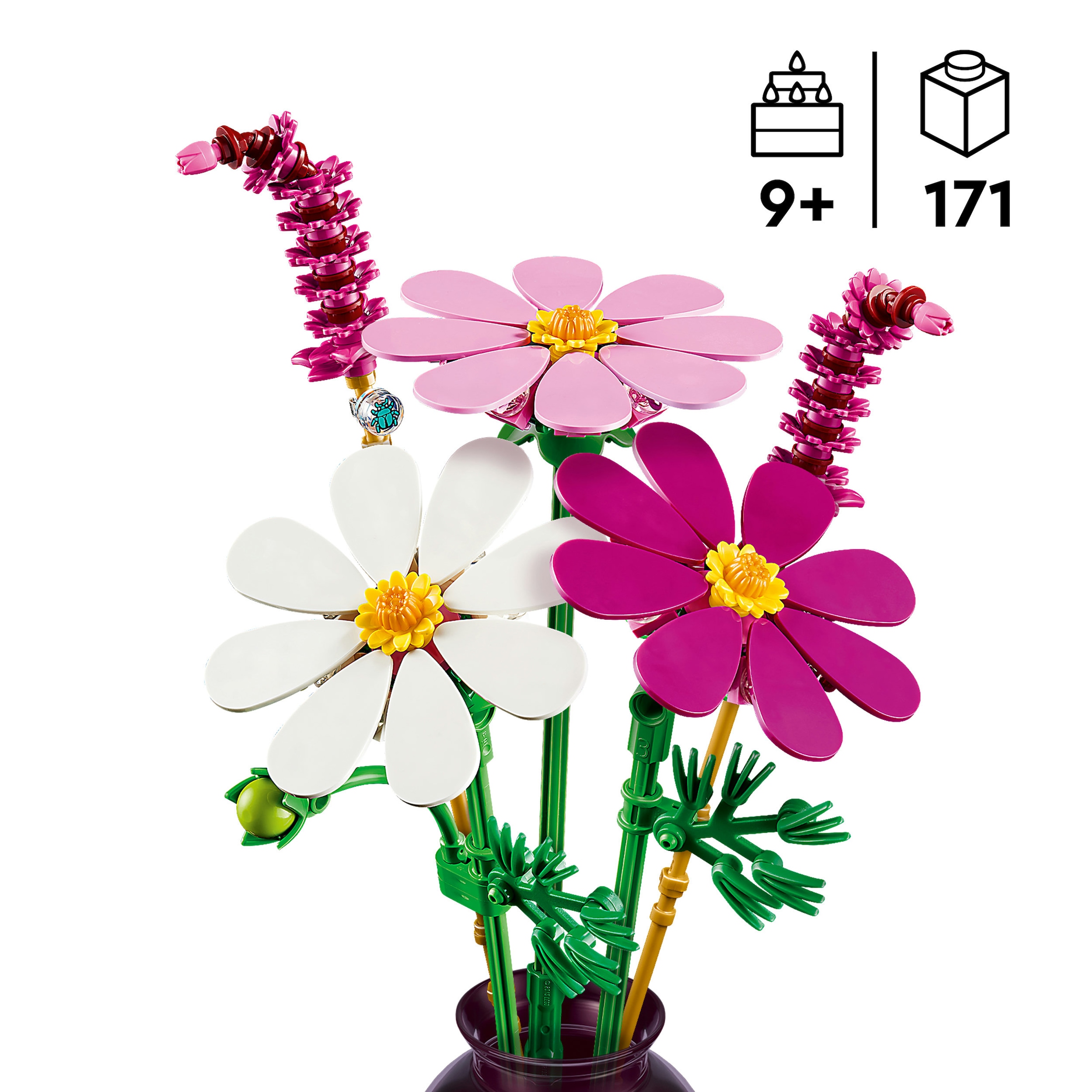 LEGO® Konstruktionsspielsteine »Kosmeen (11514), LEGO Botanicals« Made in Europe