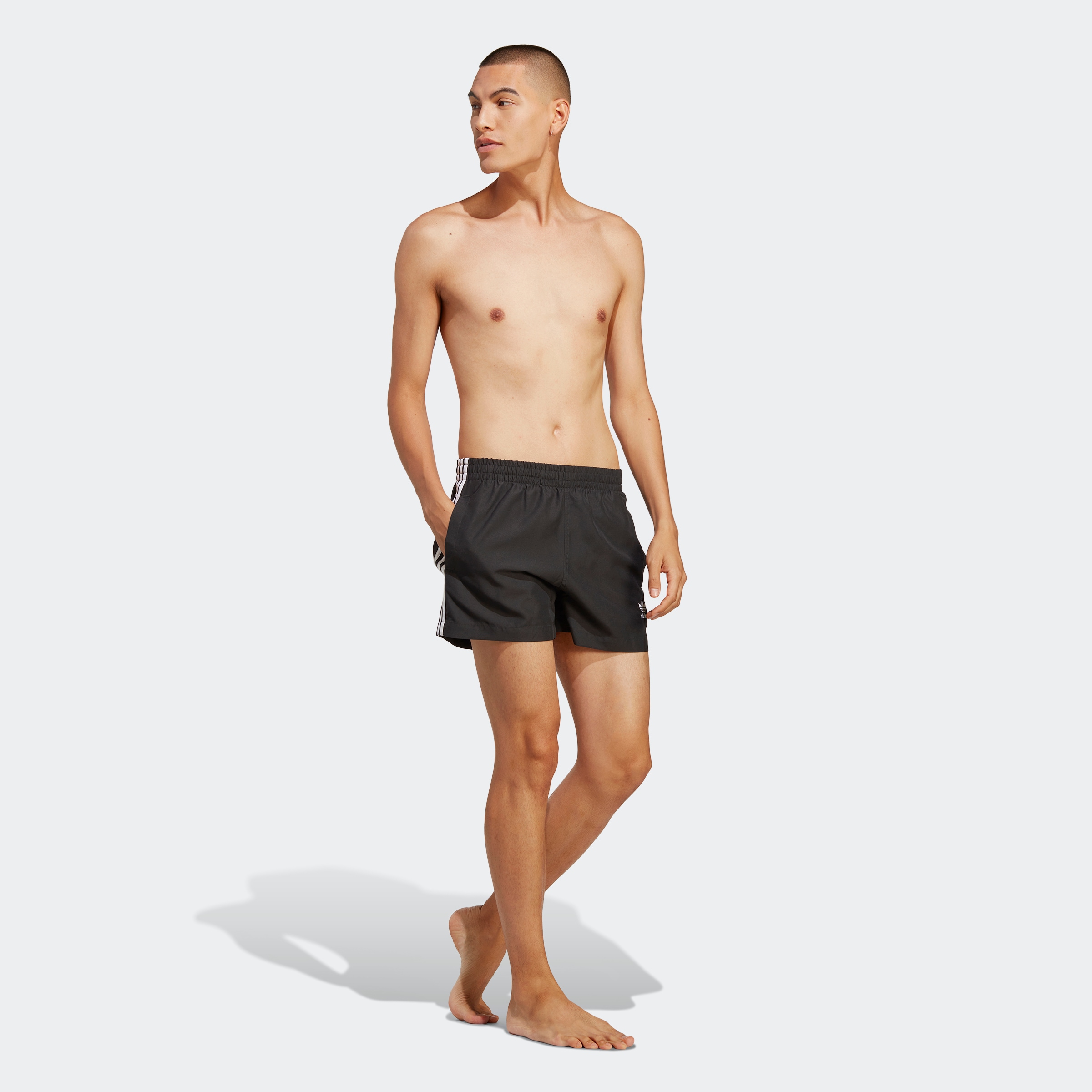 adidas Performance Badeshorts »ORIGINALS ADICOLOR 3STREIFEN SHORT LENGTH«, (1 St.)