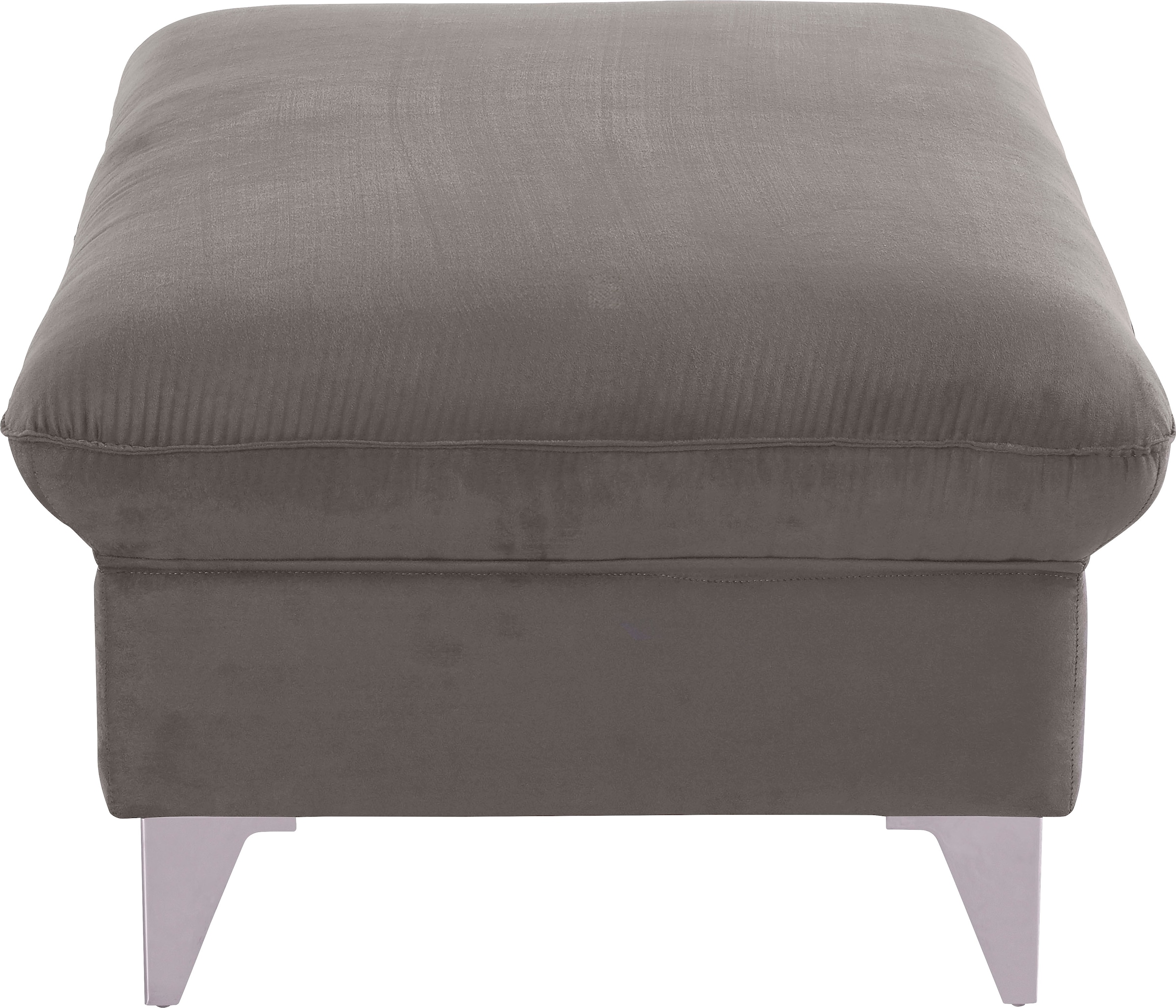 COTTA Polstergarnitur »Caluso L-Form« 2 Stk. tlg. Set bestehend aus: Ecksofa mit Kopfteilverstellung & Hocker