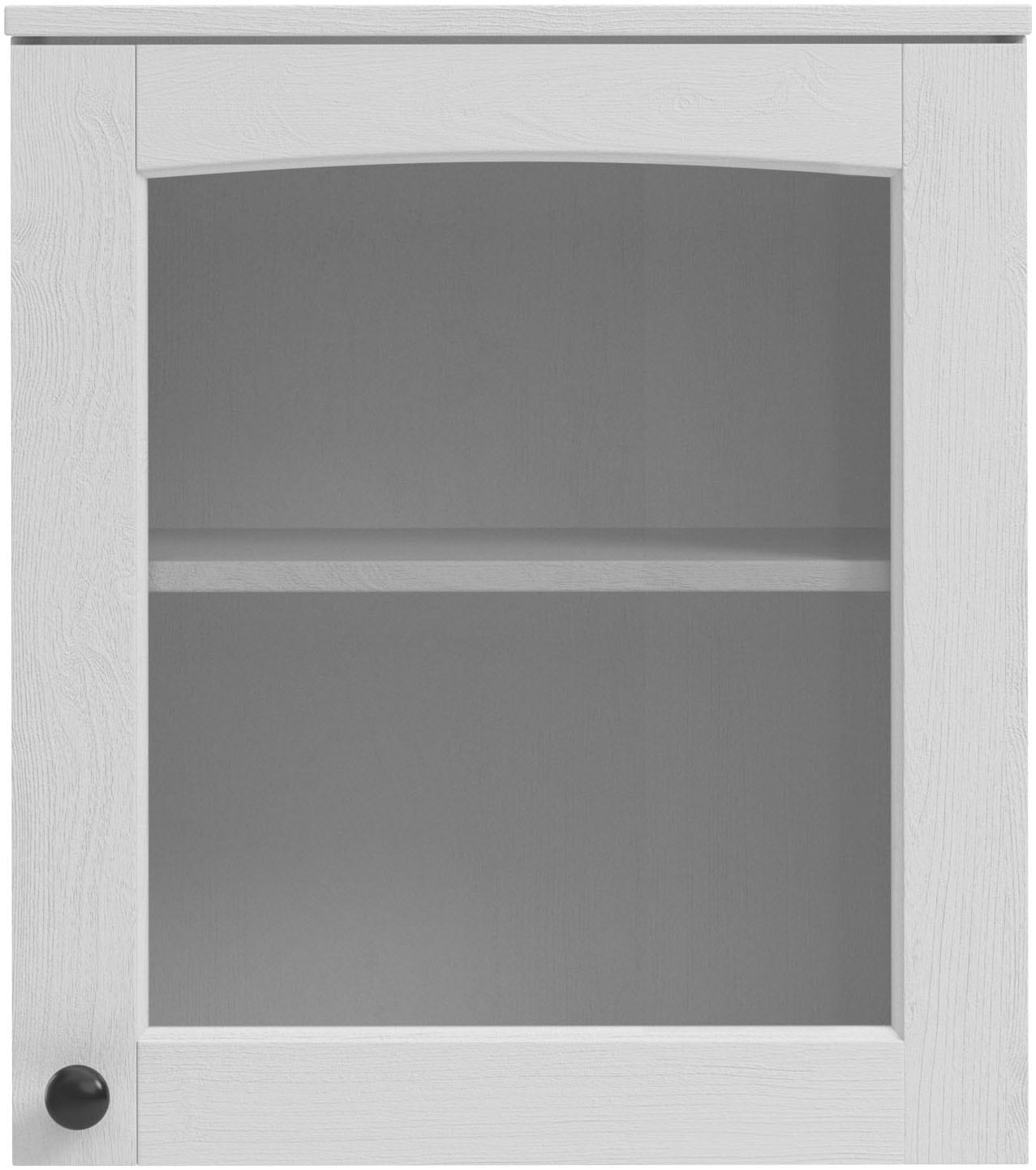 KOCHSTATION Hängeschrank »KS-Osby«, (1 St.), Kiefer massiv, Breite 50 cm, Tür mit Glaseinsatz