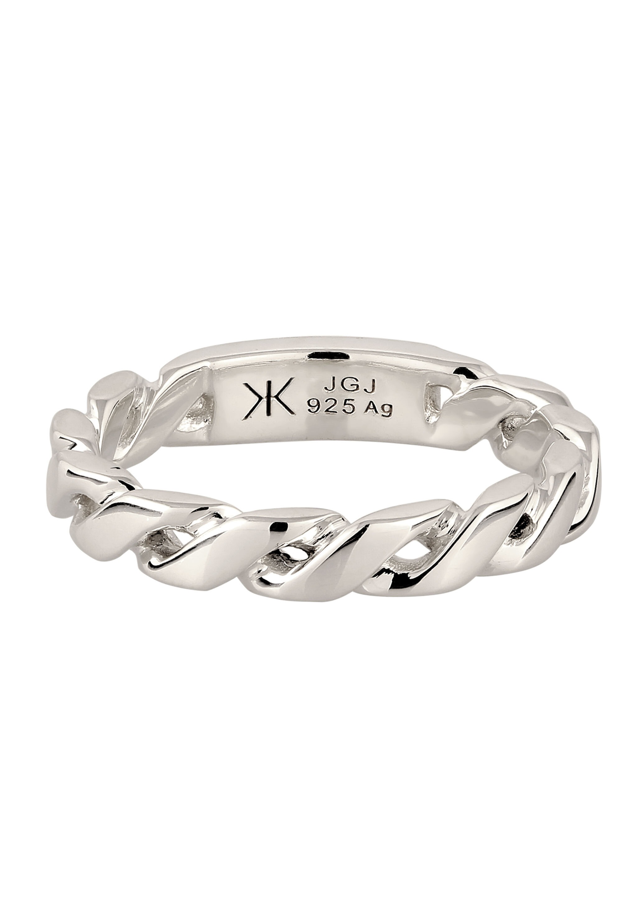 Kuzzoi Silberring »Ring Bandring Glieder Design 925 Sterling Silber«