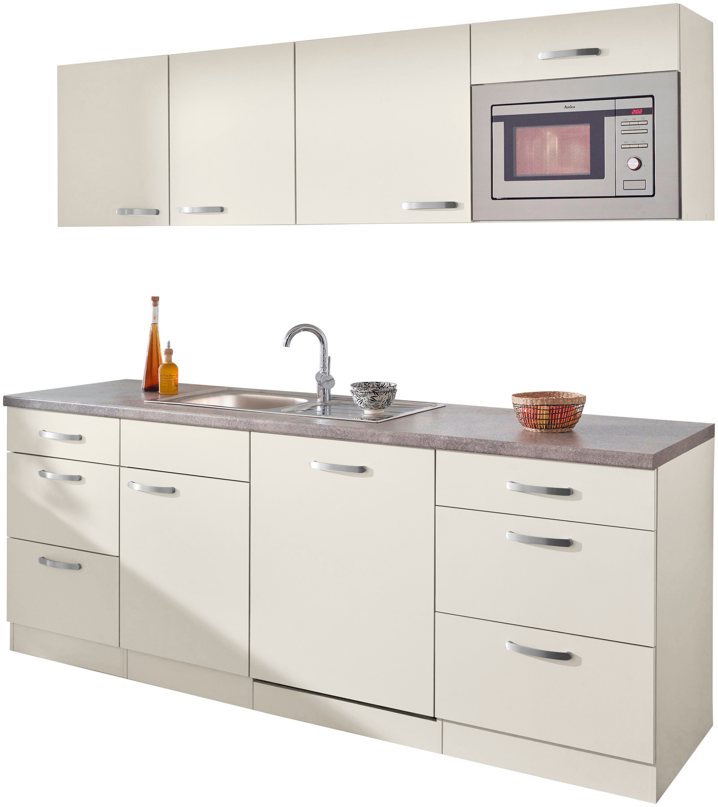 wiho Küchen Küchenzeile »Kansas«, mit Raten Breite bestellen cm auf 220 E-Geräten