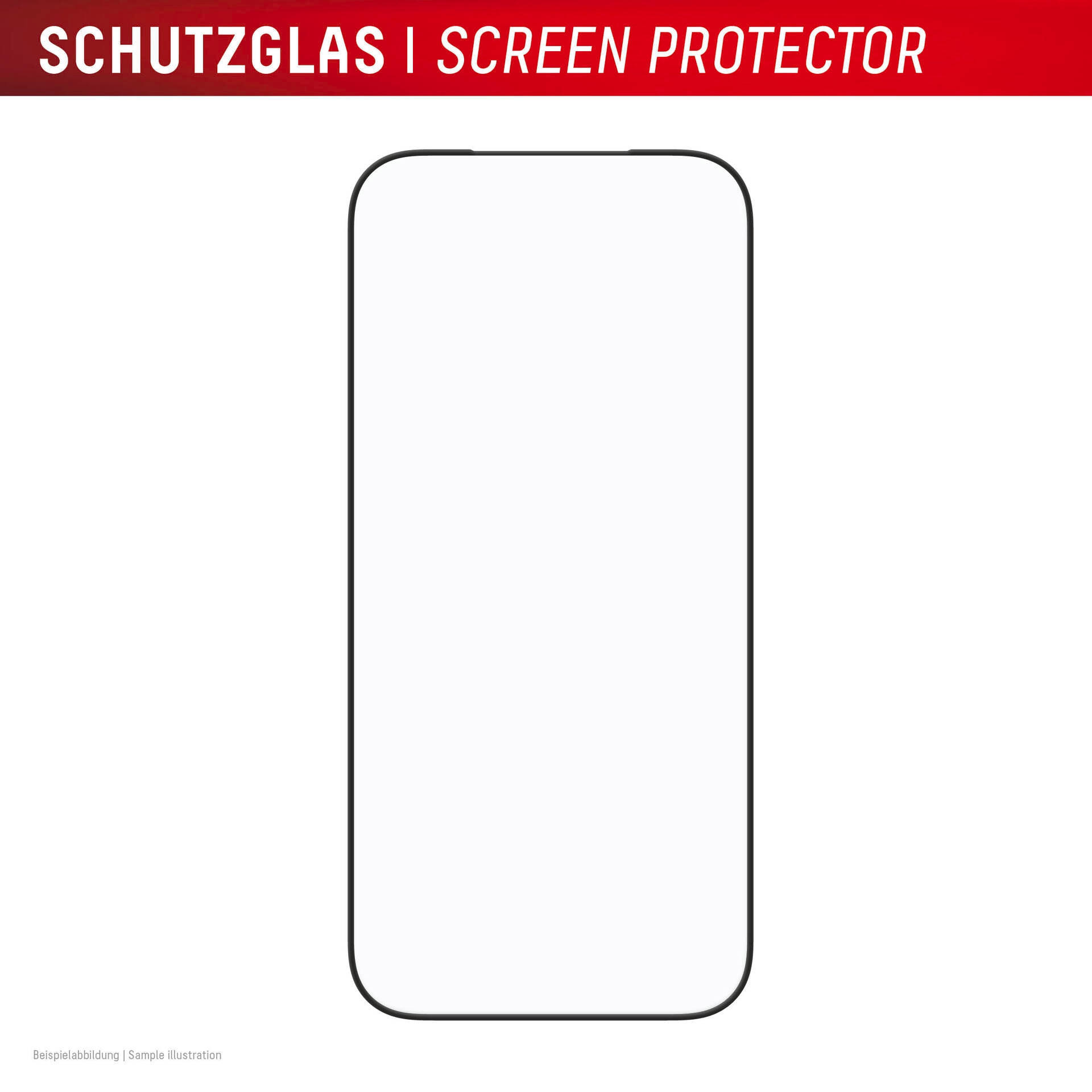 Displex Displayschutzglas »Premium Glass Screen Protector Full Cover« für Apple iPhone 17;Apple iPhone 17 Pro Displayschutzfolie, Schutzfolie, Bildschirmschutz, kratz- & stoßfest