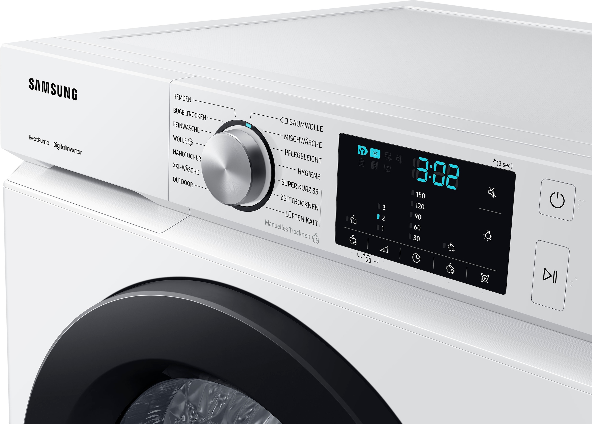 Samsung Wärmepumpentrockner »DV91BBA245AW«, 9 kg