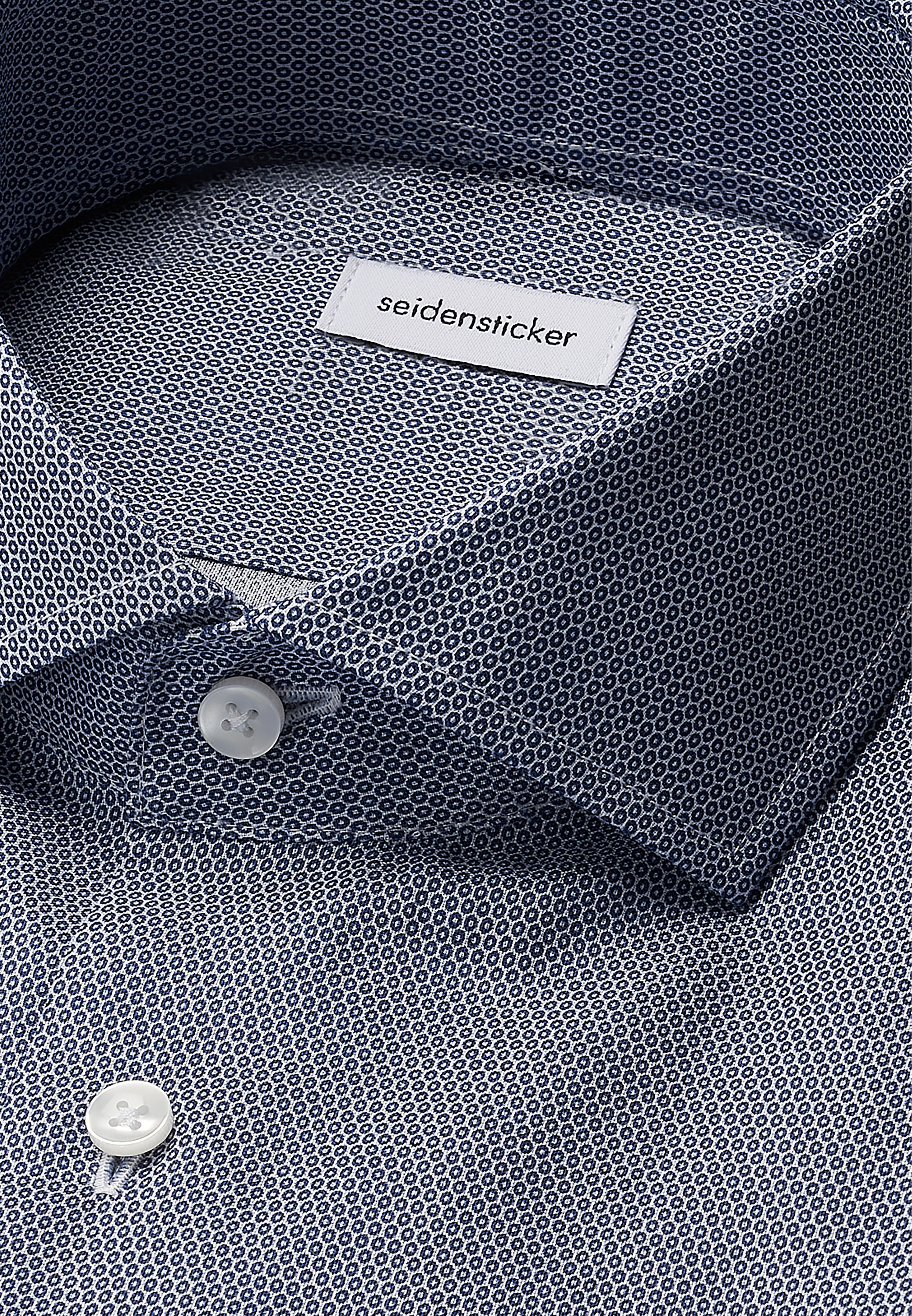 seidensticker Businesshemd »Schwarze Rose« X-Slim 1/1 Kentkragen Druck