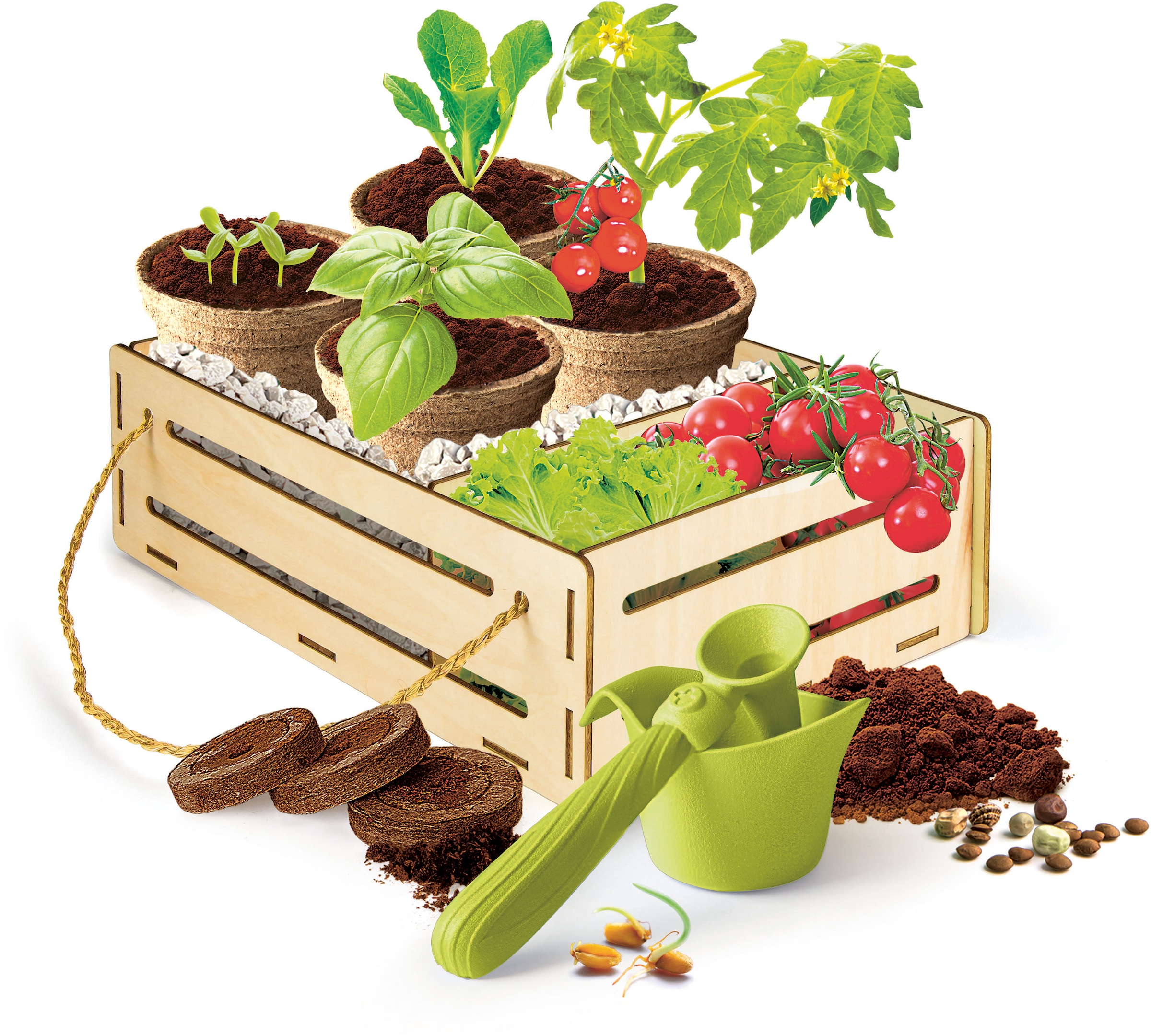 Clementoni® Experimentierkasten »Galileo, Mein Garten-Set«, Made in Europe