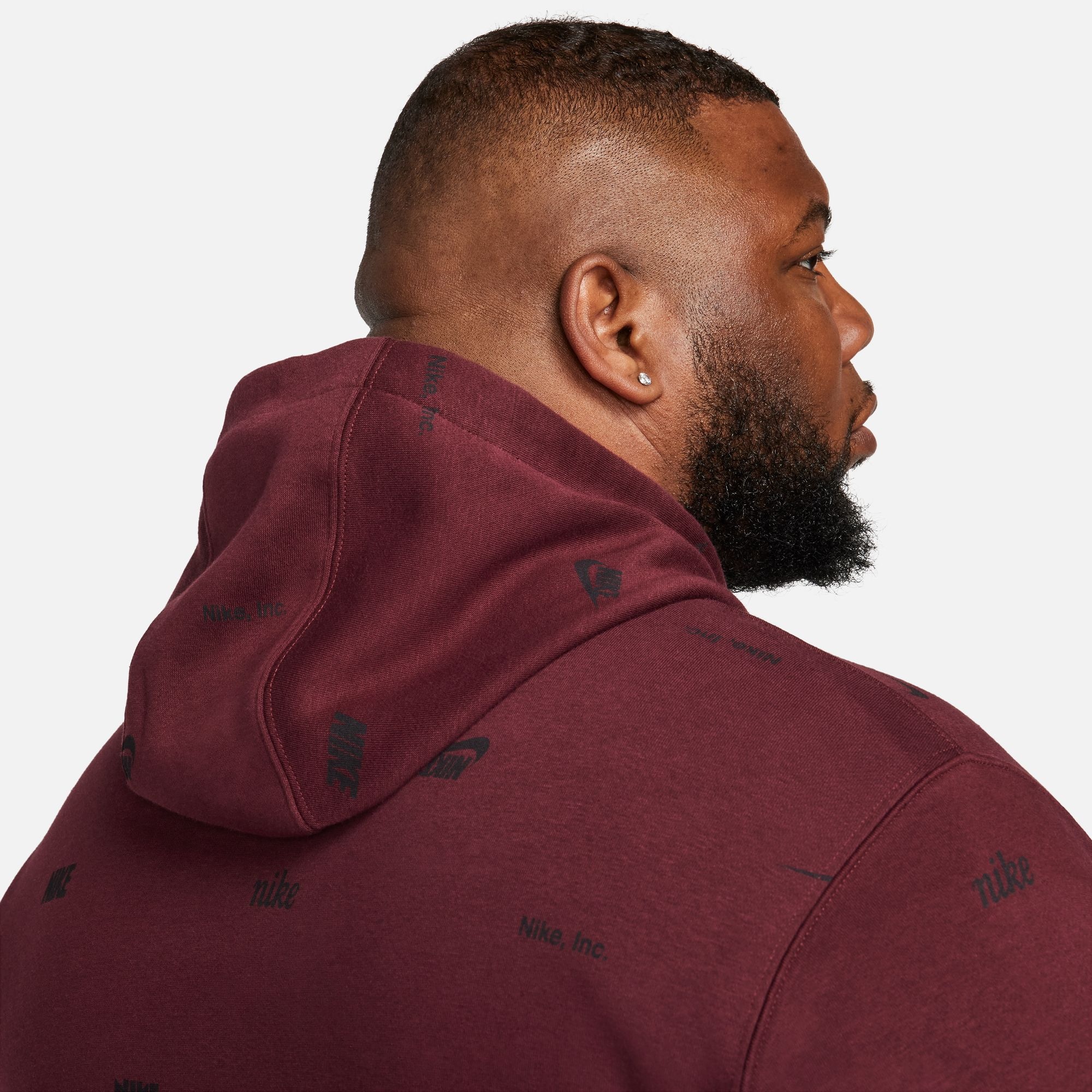 Nike Sportswear Kapuzensweatshirt »CLUB FLEECE+ MEN'S ALLOVER PRINT PULLOVER HOODIE«