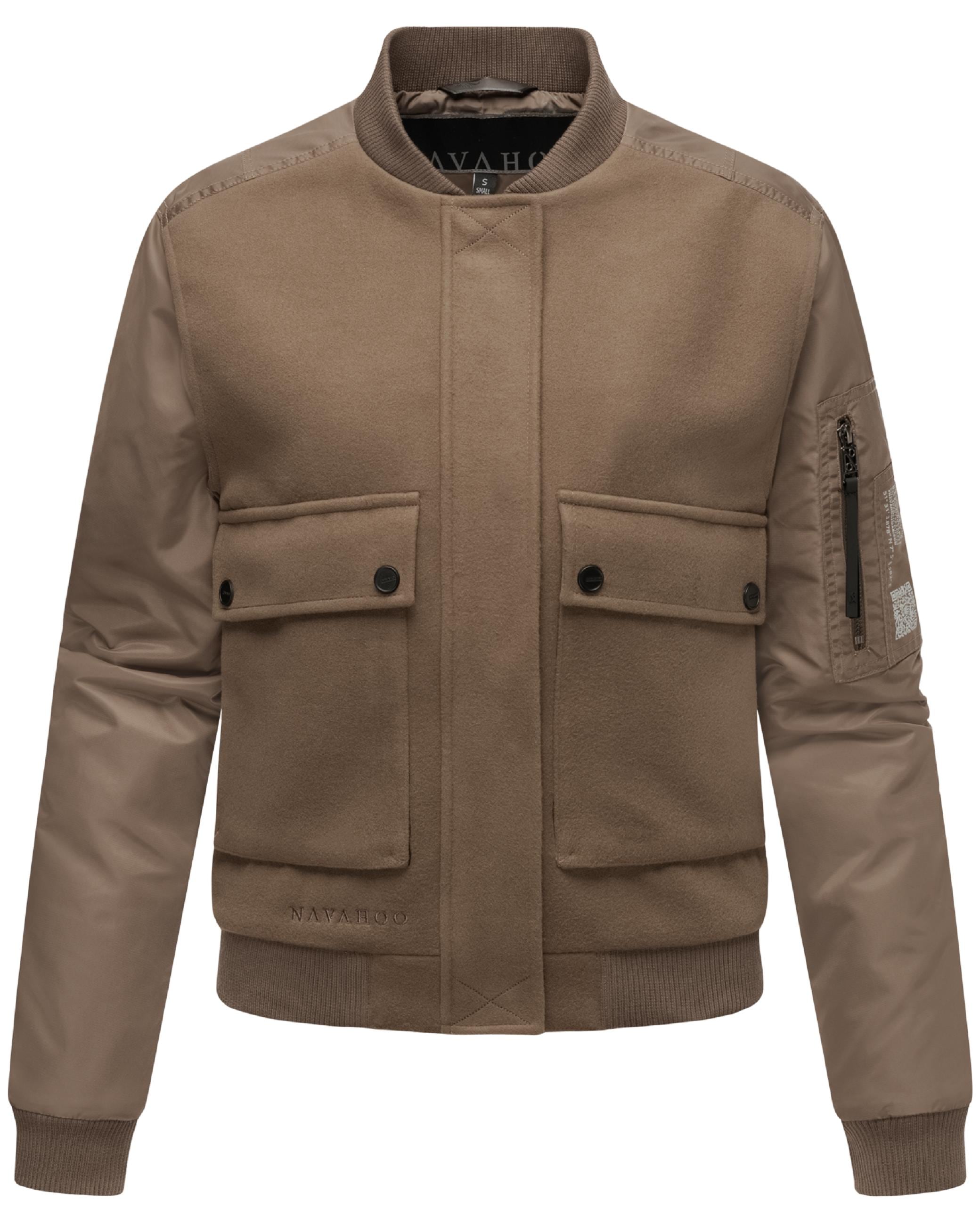 Bomberjacke »Bomberjacke Willstehaben 14«, ohne Kapuze, angesagte Collegejacke mit...