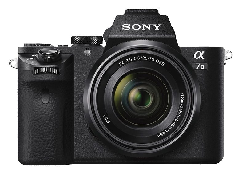 Sony Systemkamera »A7 II«, HDR-Aufnahme, Makroaufnahme bei Gesichtserkennung, MP, 24,3 (Wi-Fi)-NFC, SEL-2870, WLAN