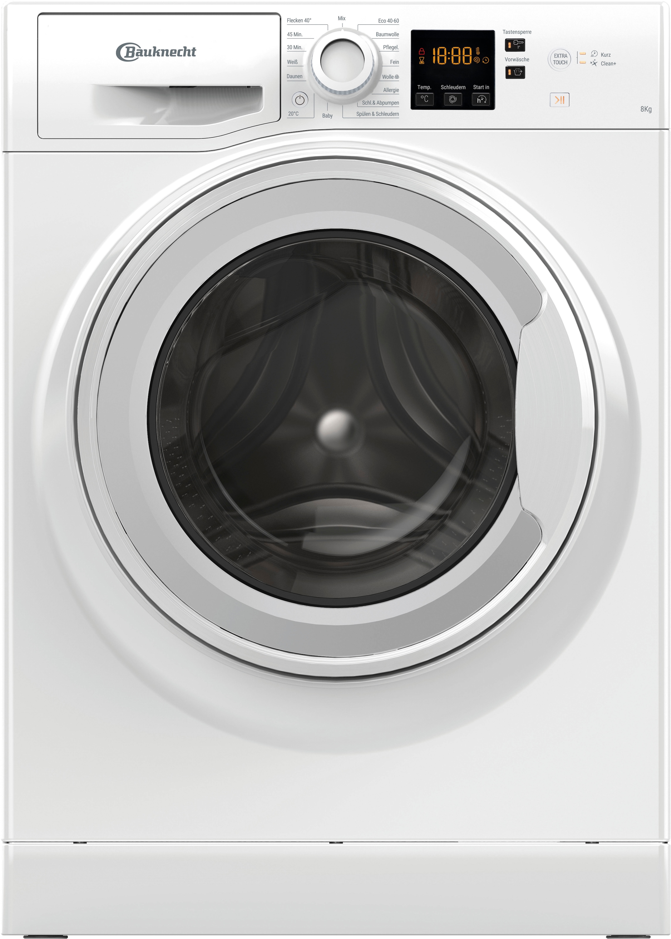 BAUKNECHT Waschmaschine »WAM 814 A«, 8 kg, 1400 U/min, Digital Motion-Technologie