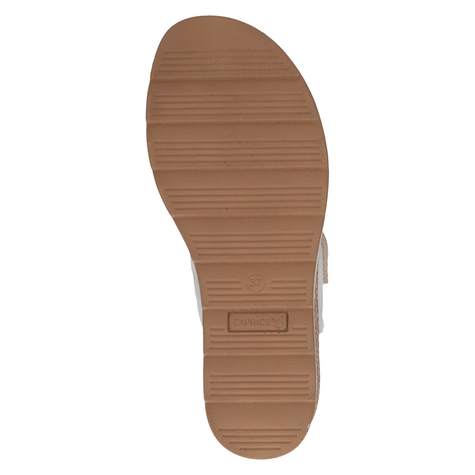 Caprice Pantolette  Keilabsatz, Sommerschuh, Schlupfschuh mit zwei Klettriemen