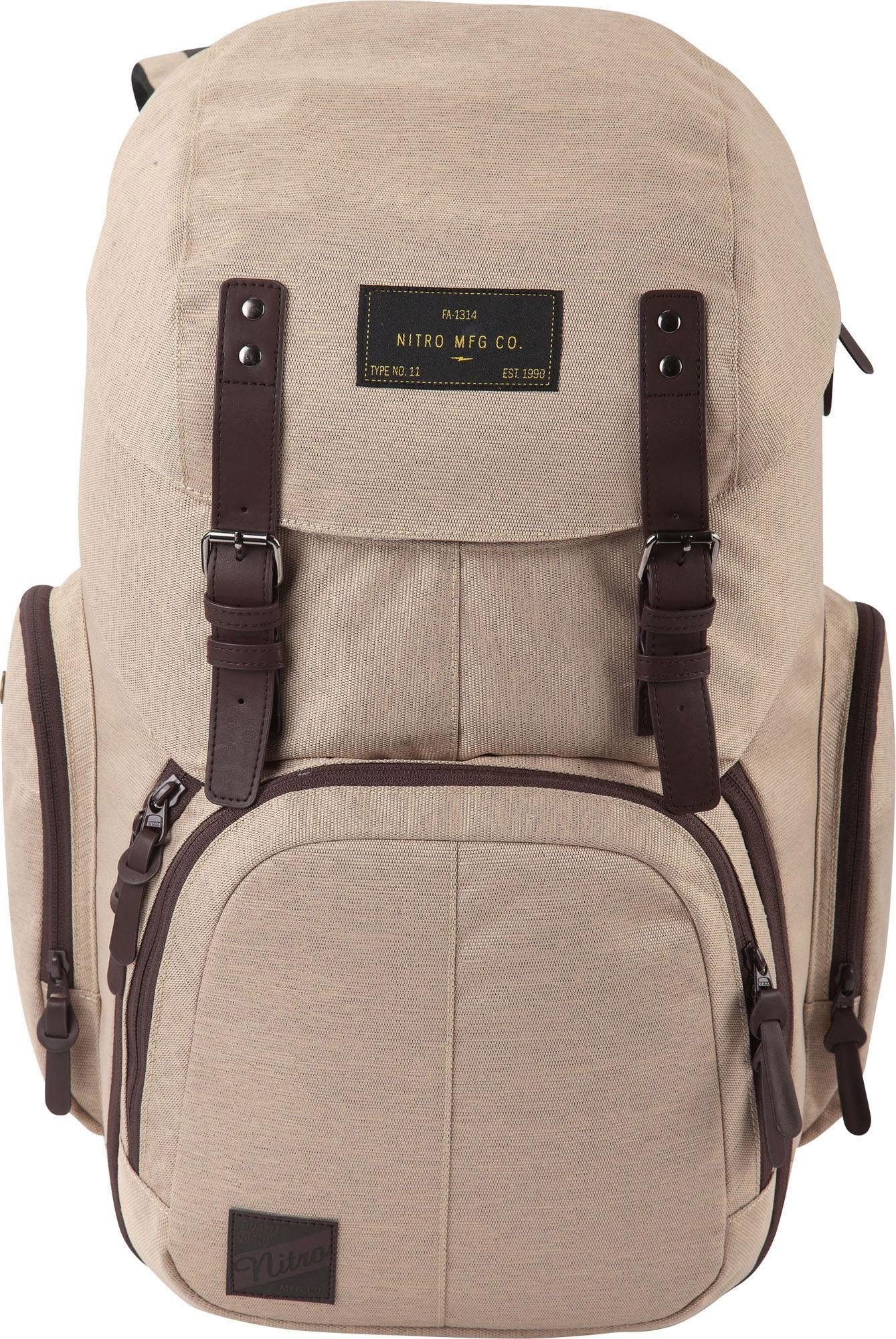 NITRO Laptoprucksack »Weekender Almond«