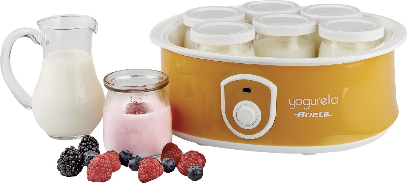 Ariete Joghurtbereiter »617 Yogurella«, 6 Portionsbehälter, je 185 ml, mit 7 Portionsgläsern