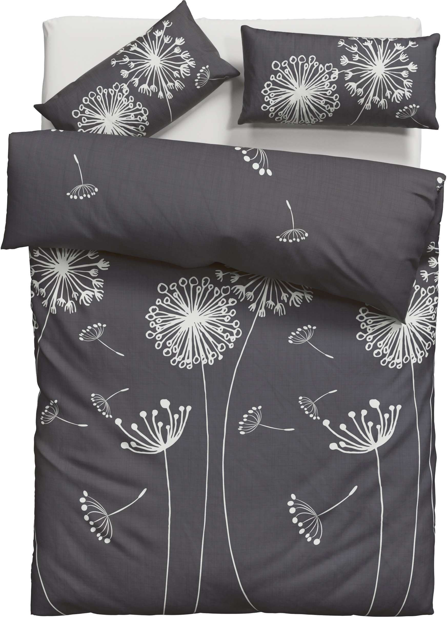 Home affaire Bettwäsche »Soucy« 2 tlg. ab Gr. 135x200, 100% Baumwolle, Renforcé & PREMIUM Satin (TC300)