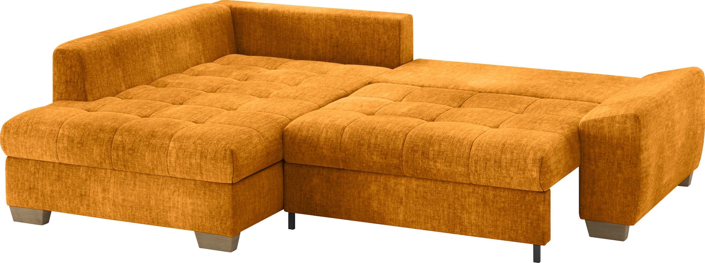 Mr. Couch Ecksofa »Nikita II, L-Form, bis 140kg pro Sitzplatz belastbar«, mit Kaltschaumpolsterung, wahlweise mit Bett und Bettkasten