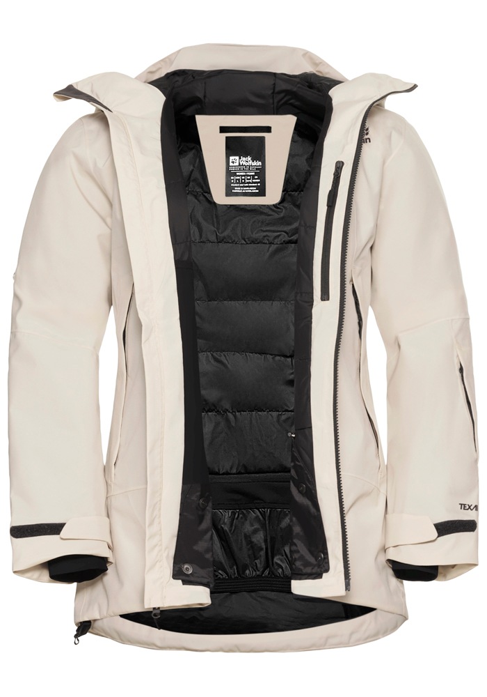 Jack Wolfskin Skijacke »FLOWLINE PRO 2L INS JKT W«, mit Kapuze