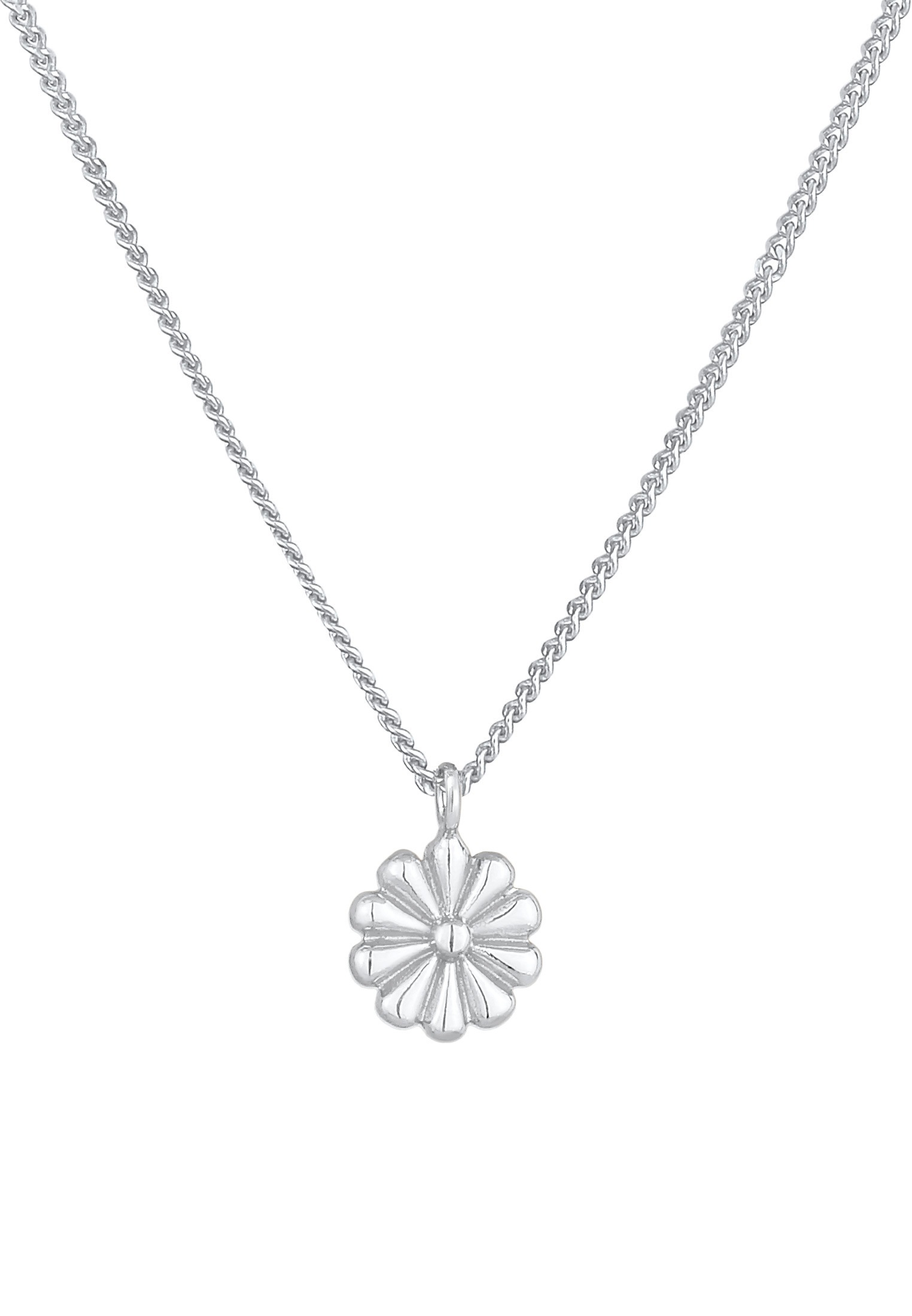 Elli Kette mit Anhänger »Halskette Blume Flower Floral 925 Silber«