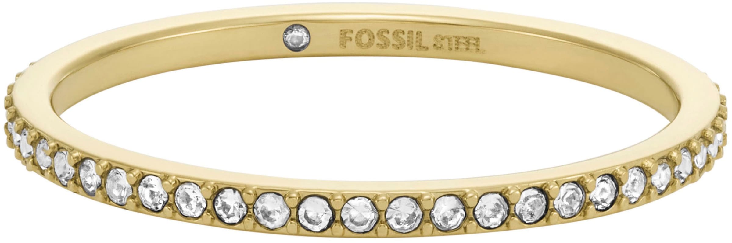 Fossil Fingerring »JEWELRY, JF04686710, JF04687040«, mit Glasstein