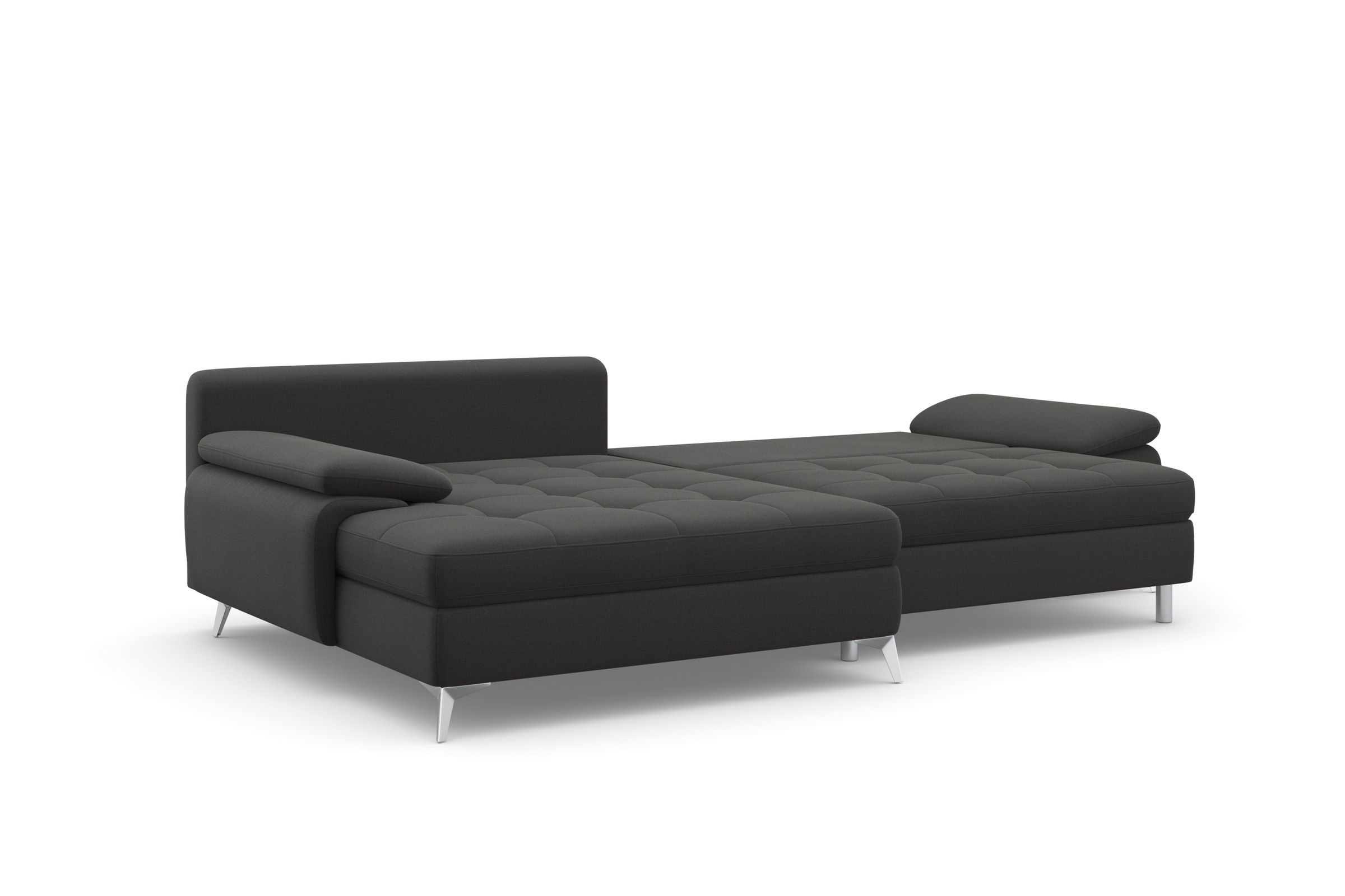 sit&more Ecksofa »Latigo L-Form«, mit Mega-Recamiere, wahlweise mit Bettfunktion und Bettkasten