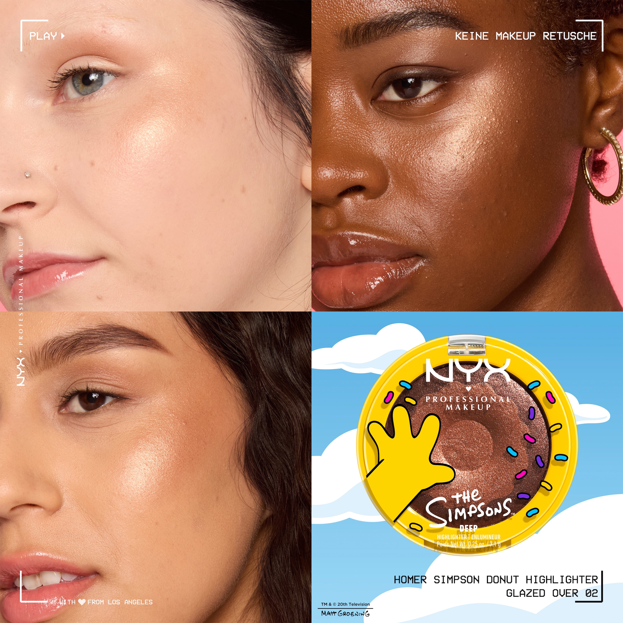 NYX PROFESSIONAL MAKEUP Highlighter »HOMER SIMPSON HIGHLIGHTER«
