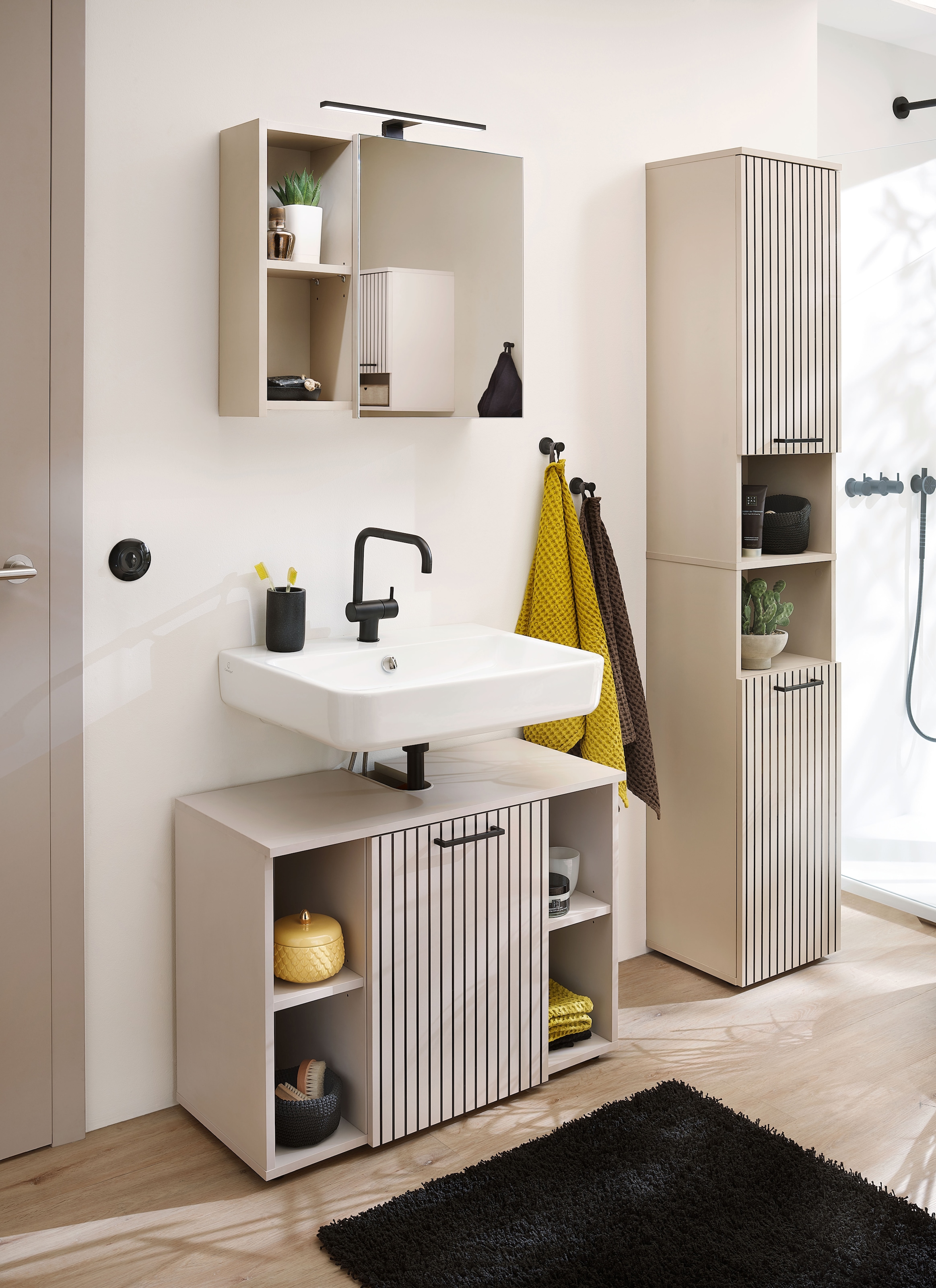 RESPEKTA Badezimmer-Set »Tilda« 6 Stk. tlg.