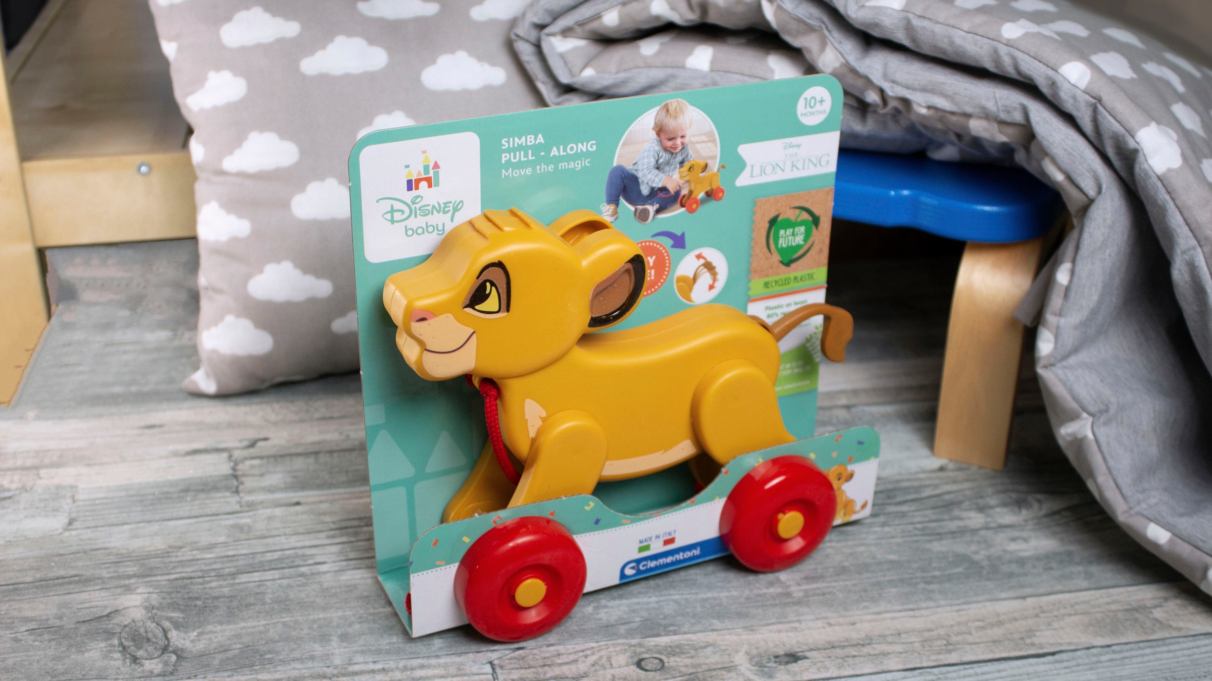 Clementoni® Nachziehspielzeug »Disney Baby, Nachzieh-Simba«, Made in Europe; FSC® - schützt Wald - weltweit